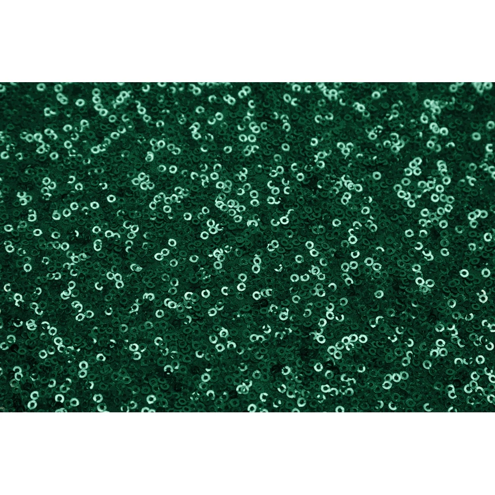 10 yards GLITZ Sequins Fabric Bolt - Emerald Green