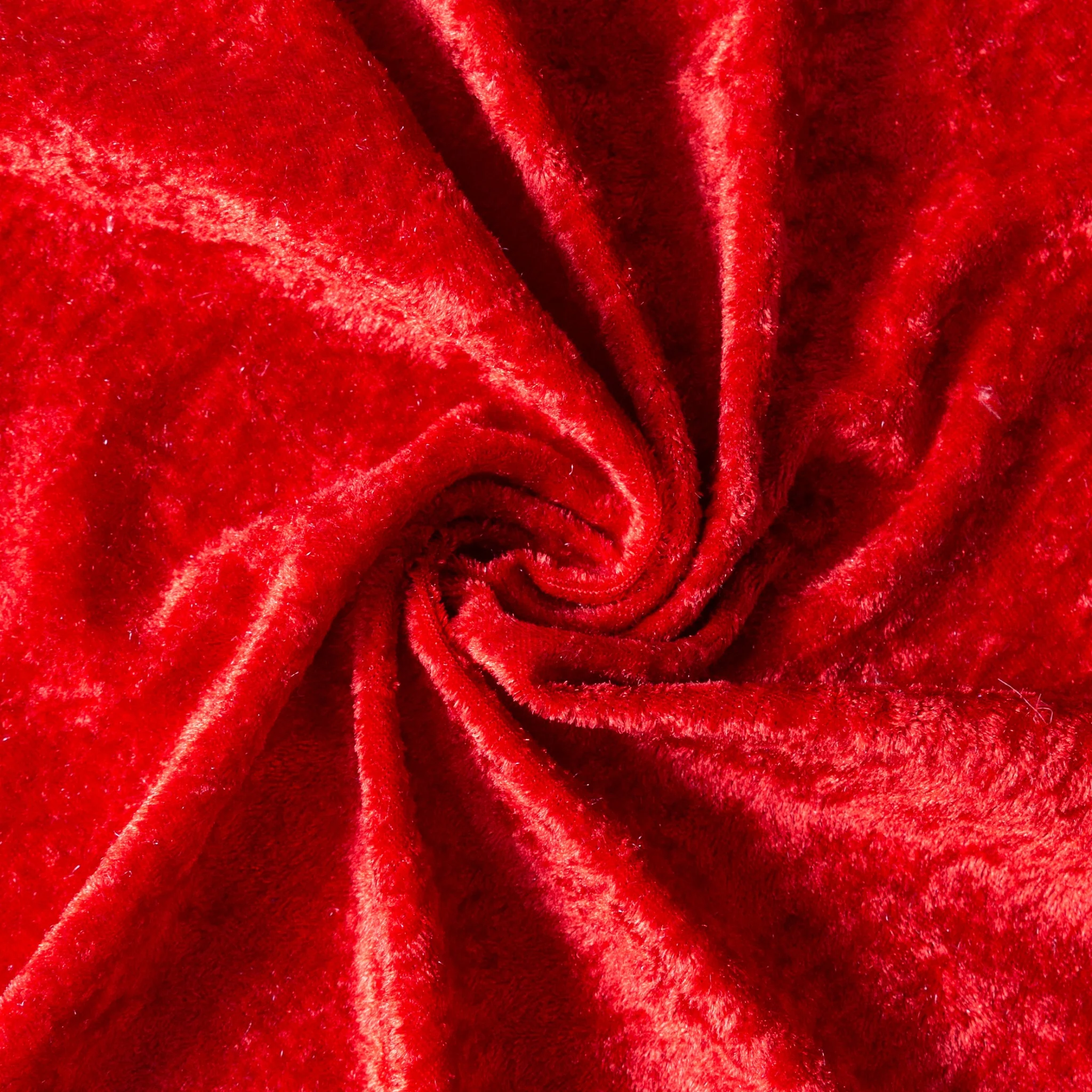10 yards Velvet Fabric Roll - Red