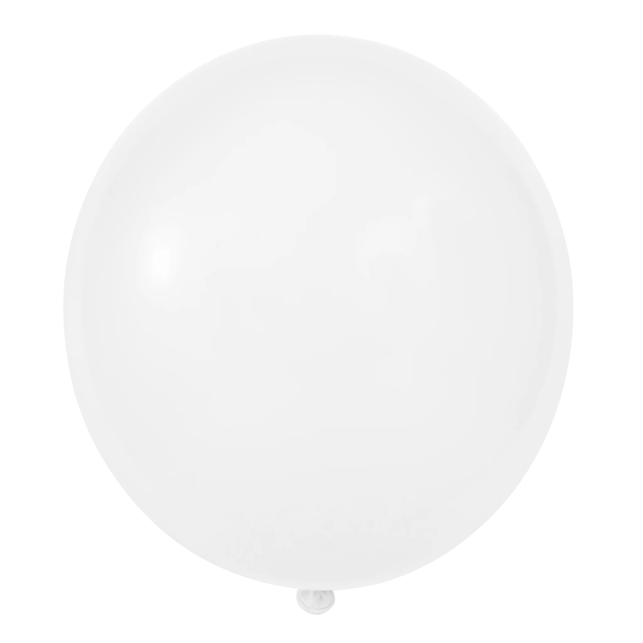White 10" Latex Balloons | 50 pcs