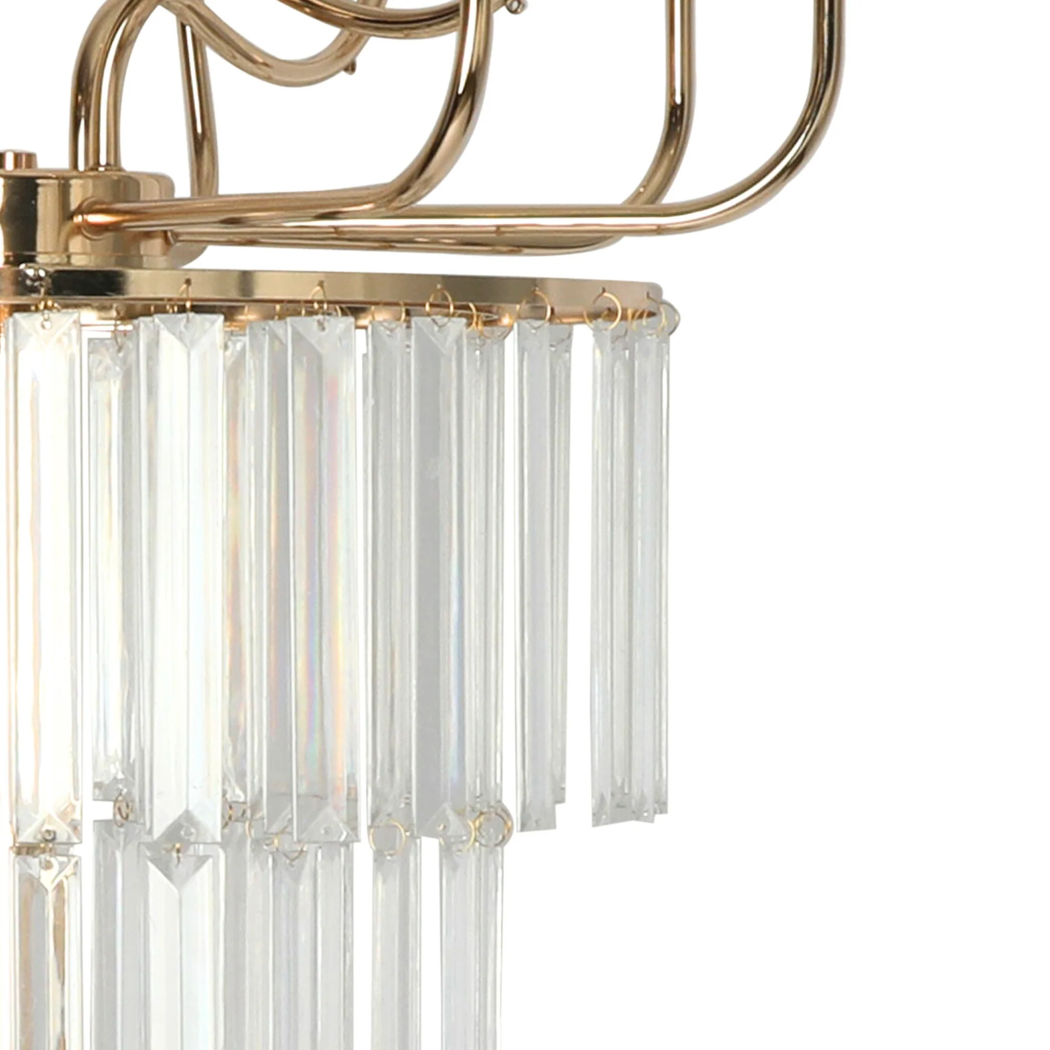 12 Arms Chandelier Candelabra Centerpiece - Gold - Image 4