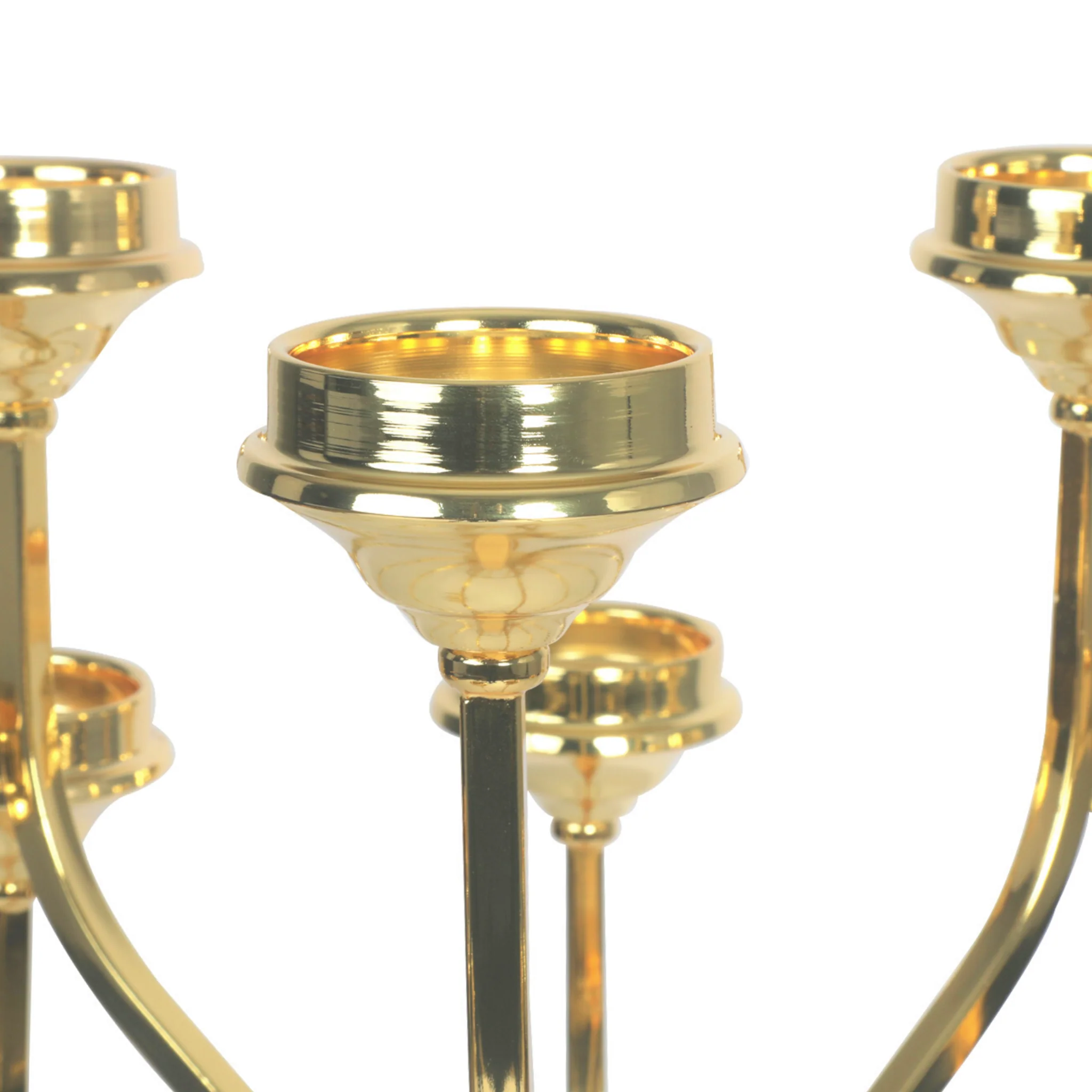12 Arms Candle Holder Wedding Candelabra Table Centerpiece 48"H - Gold - Image 5