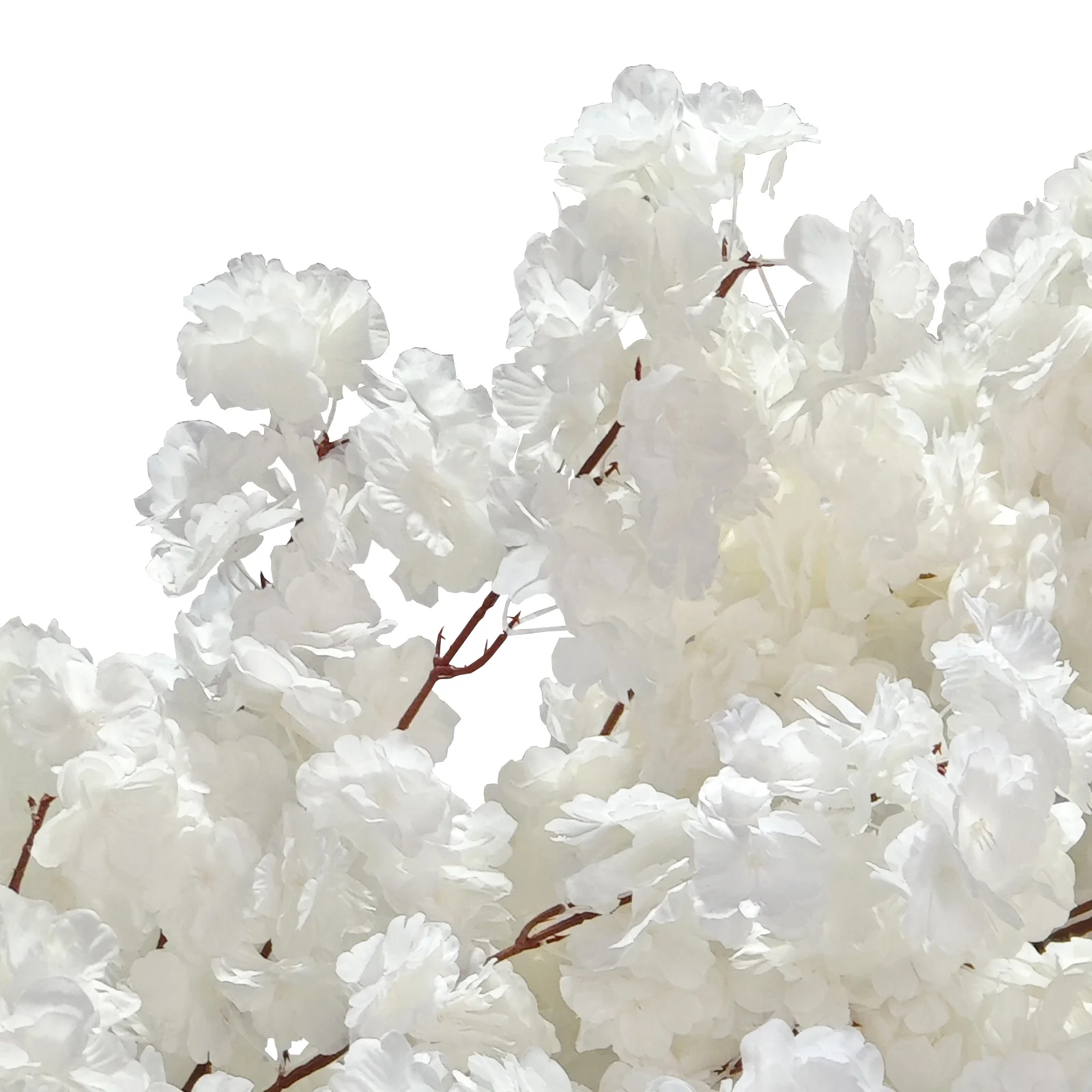 2 pcs 9.5ft Cherry Blossom Wedding Arch Backdrop - White - Image 4