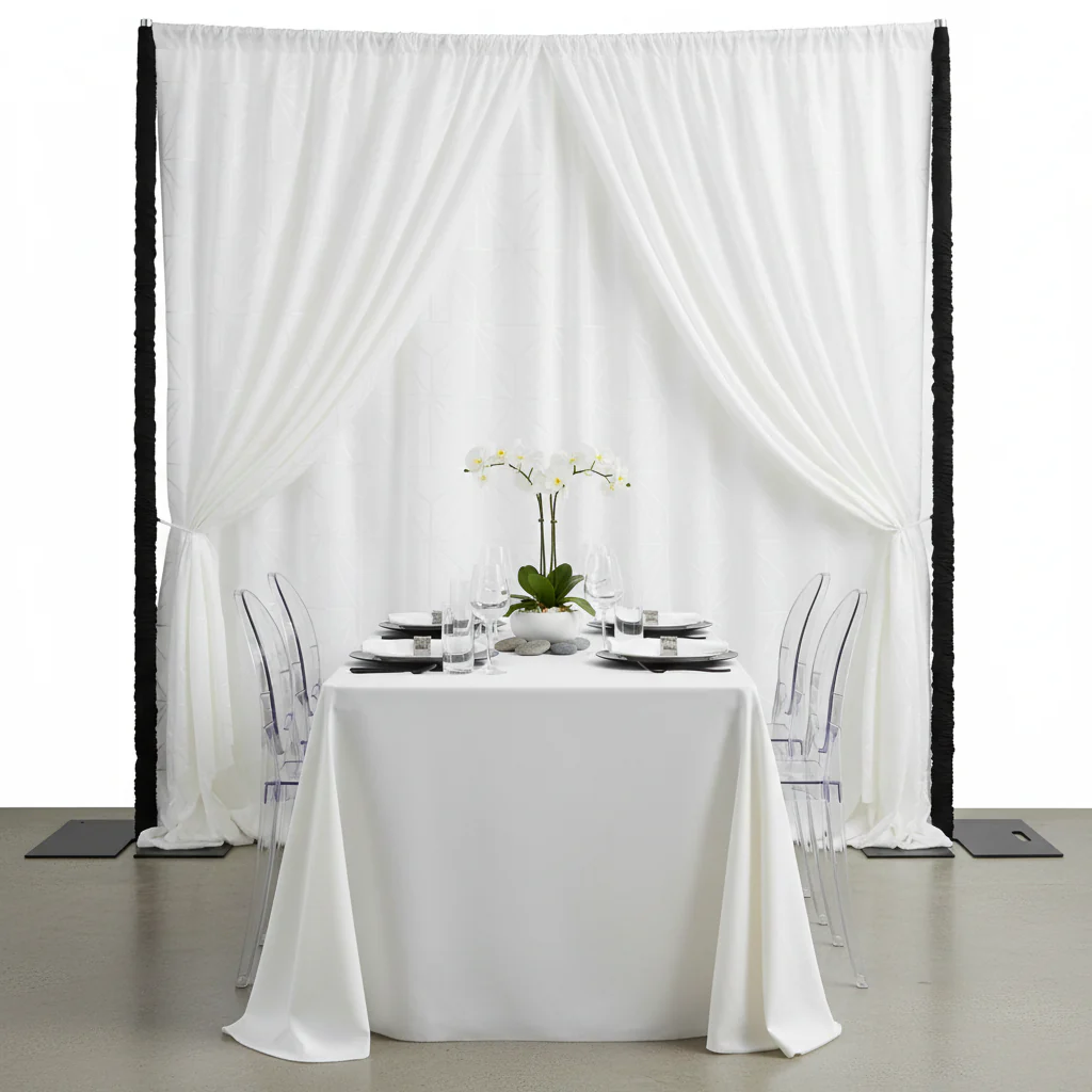20ft Spandex Upright Pole Cover - Black - Image 4