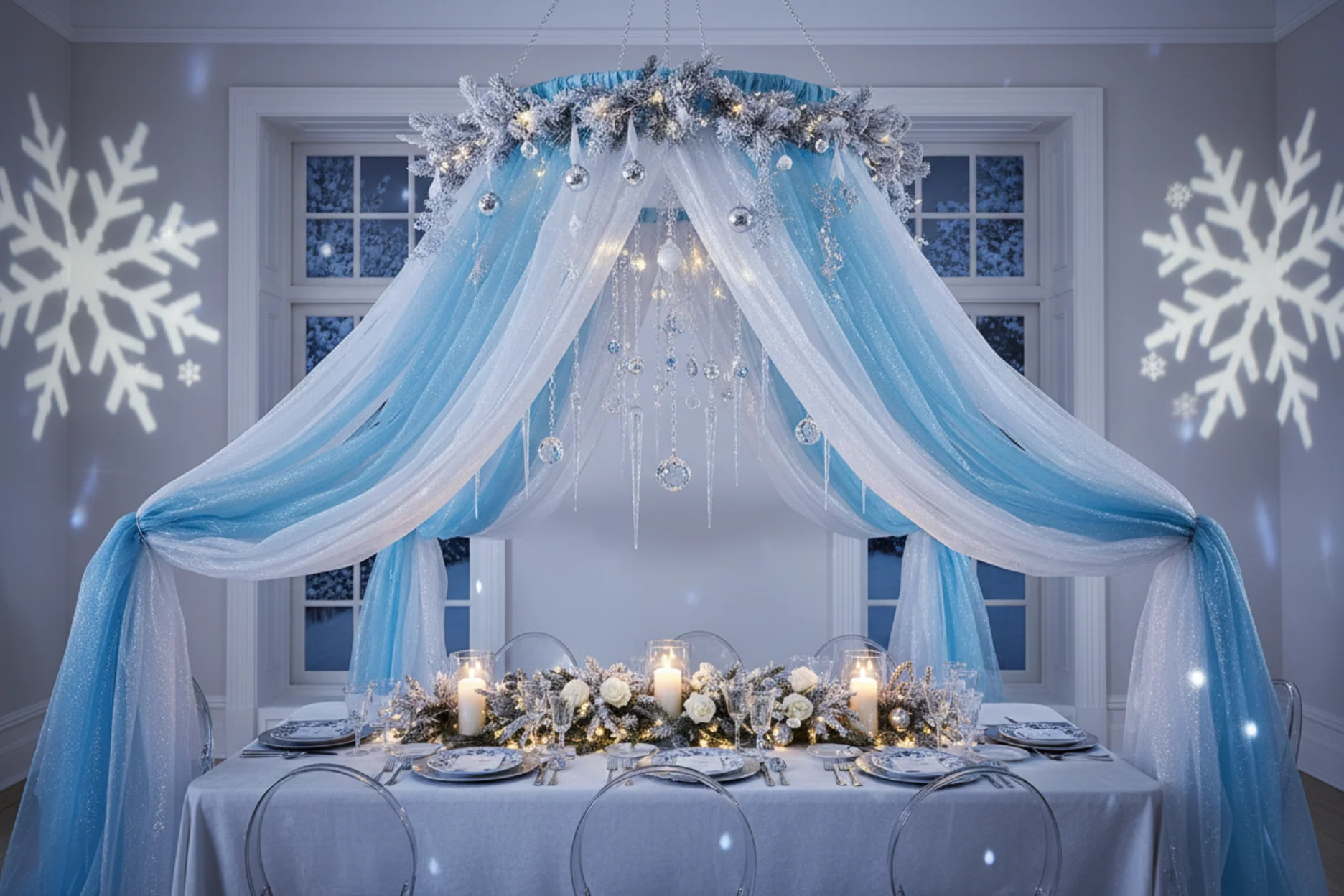 24" Hoop Ring Hardware Kit for Ceiling Draping - Image 10