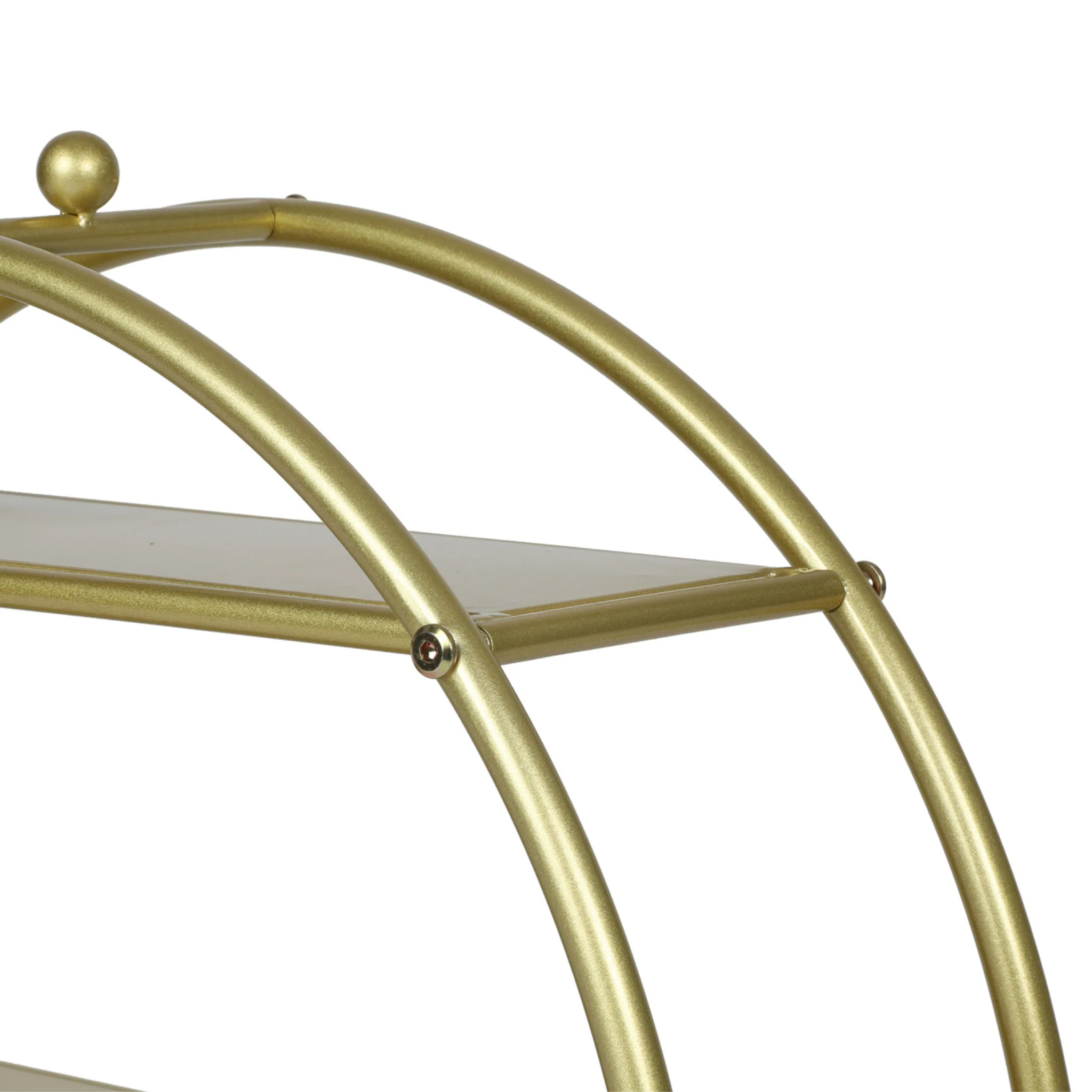 3 Tier Wheel Ring Dessert Stand - Gold - Image 11