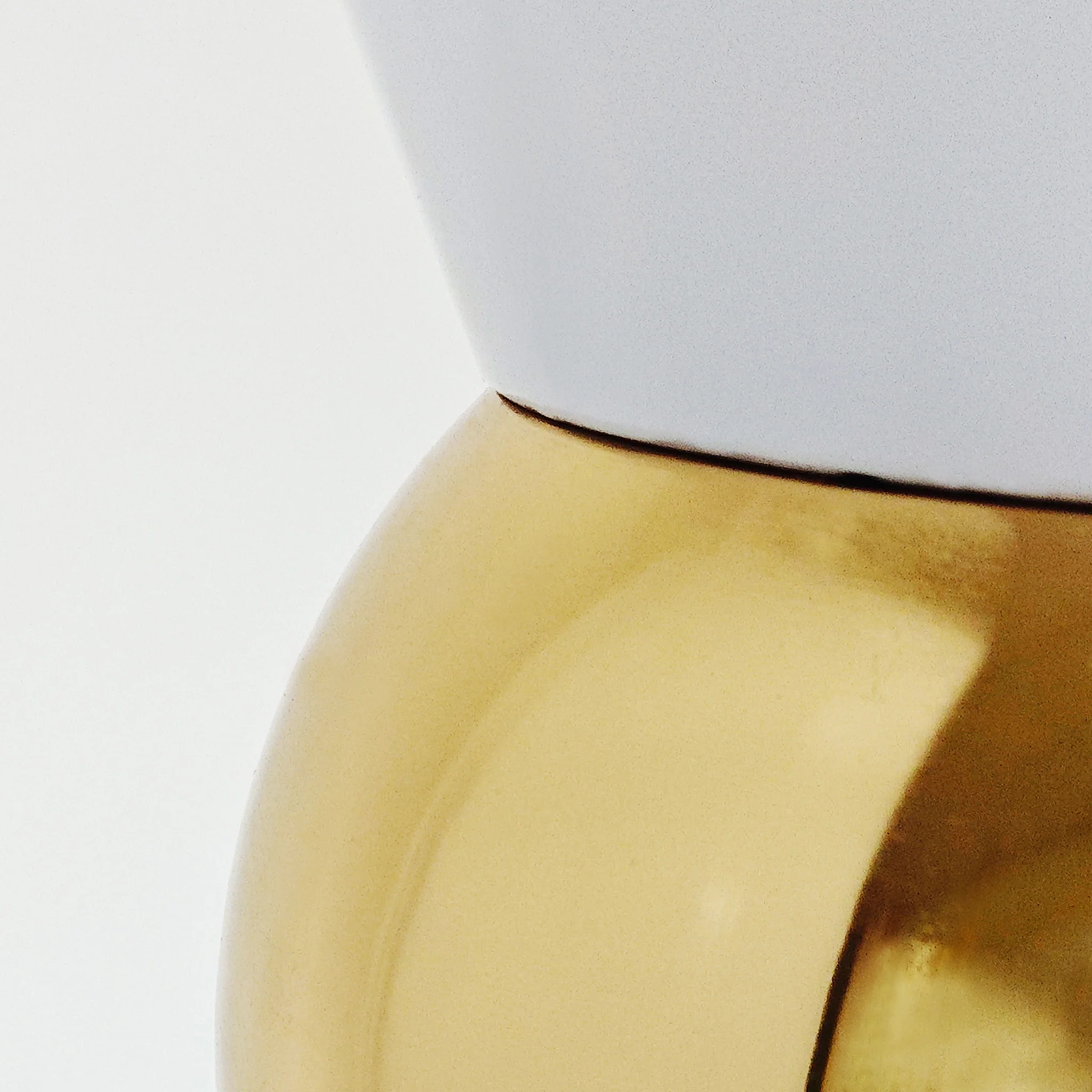 35" Tall Hourglass Plinth Pedestal Stand - White - Image 5