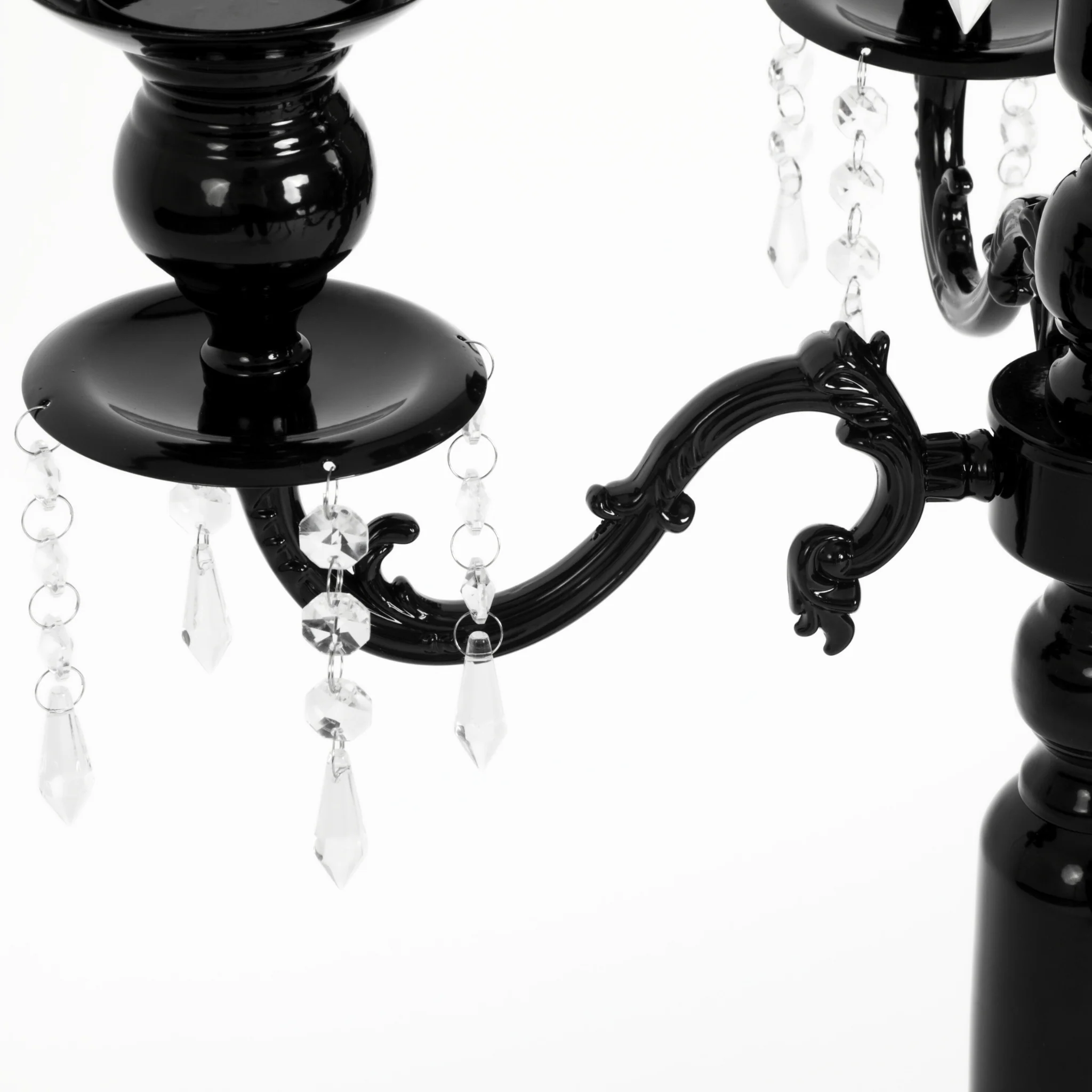 36" Candelabra Tabletop Centerpiece - Black - Image 4