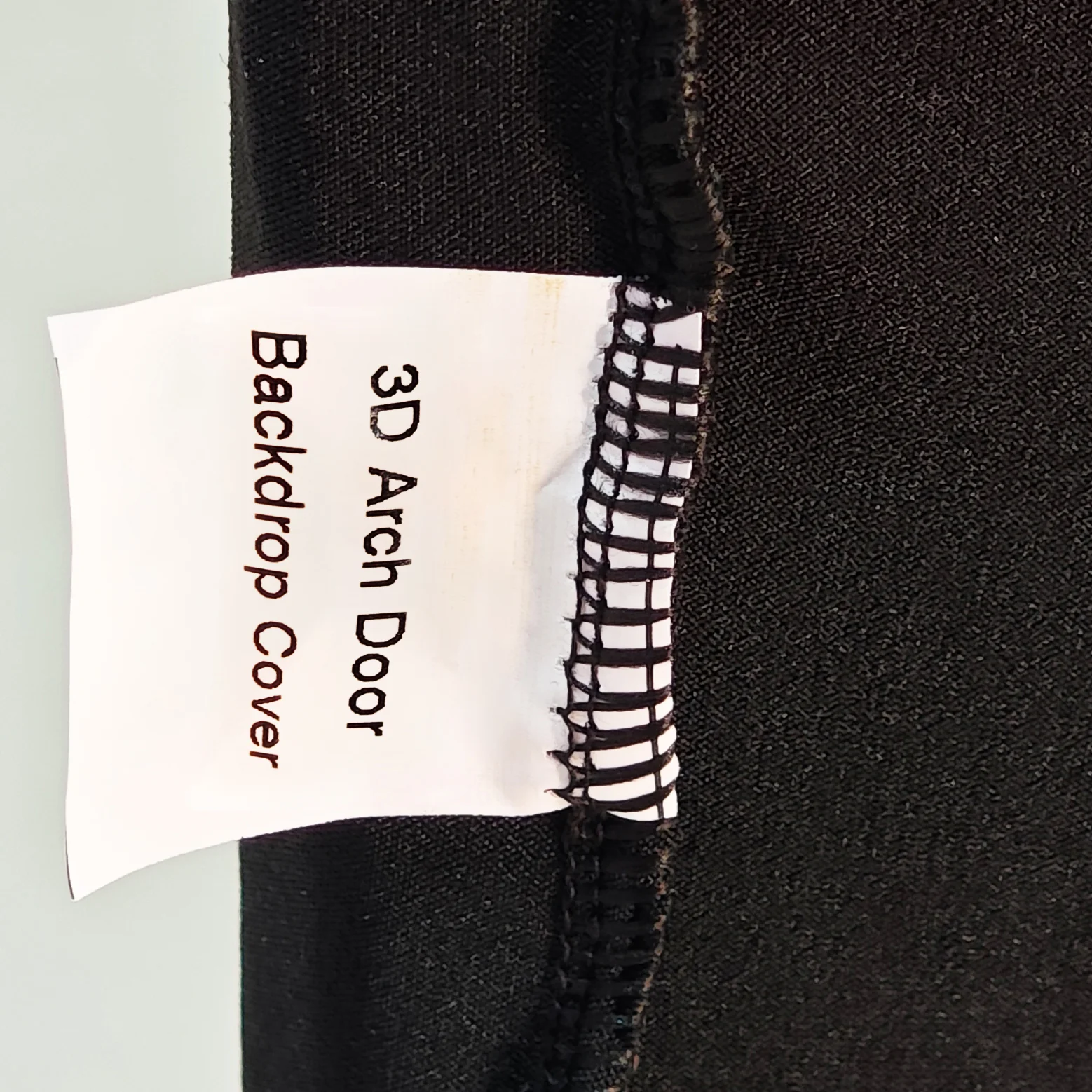 Spandex Cover for 3D Arch Door Frame Backdrop - Black - Image 6