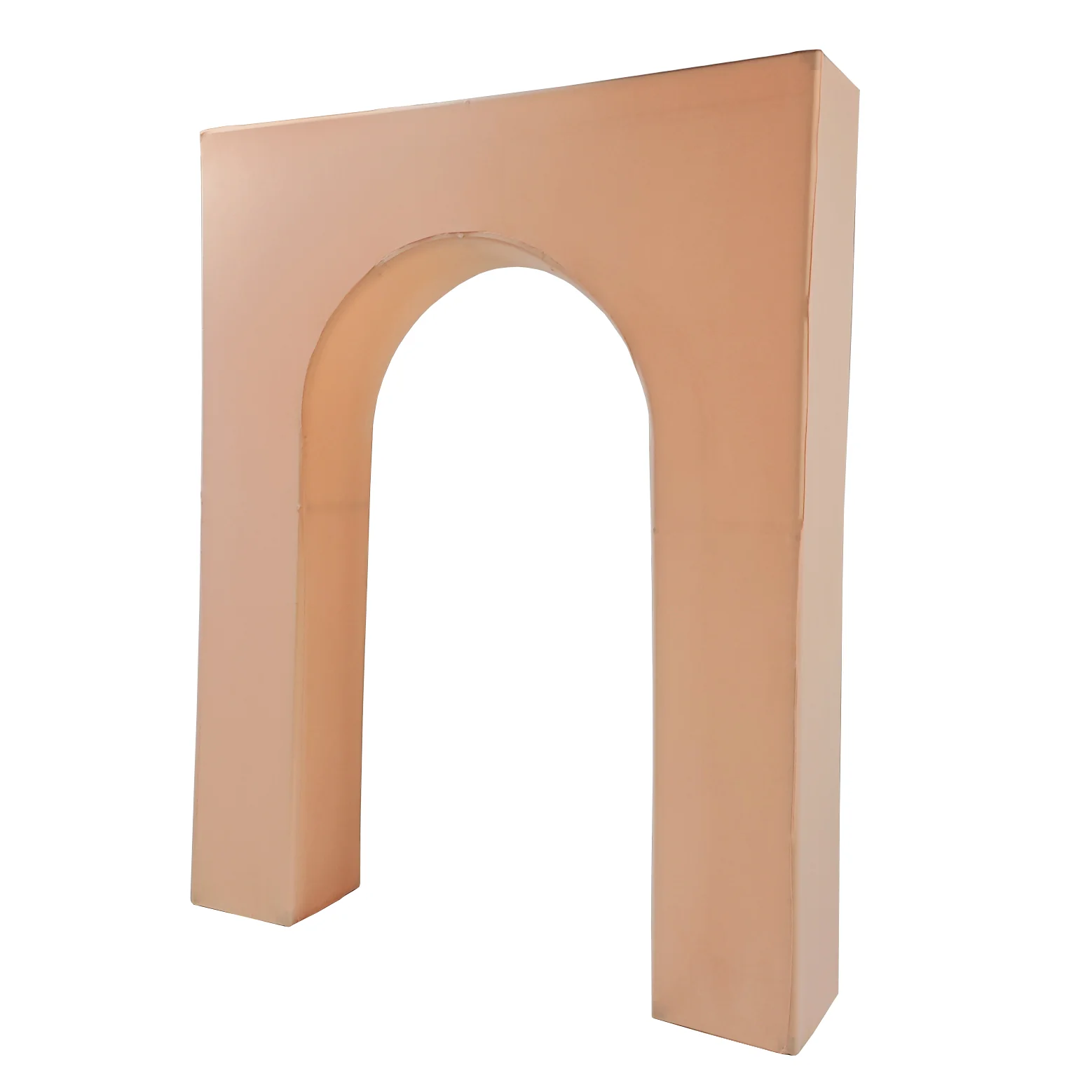 Spandex Cover for 3D Arch Door Frame Backdrop - Blush/Rose Gold - Image 4