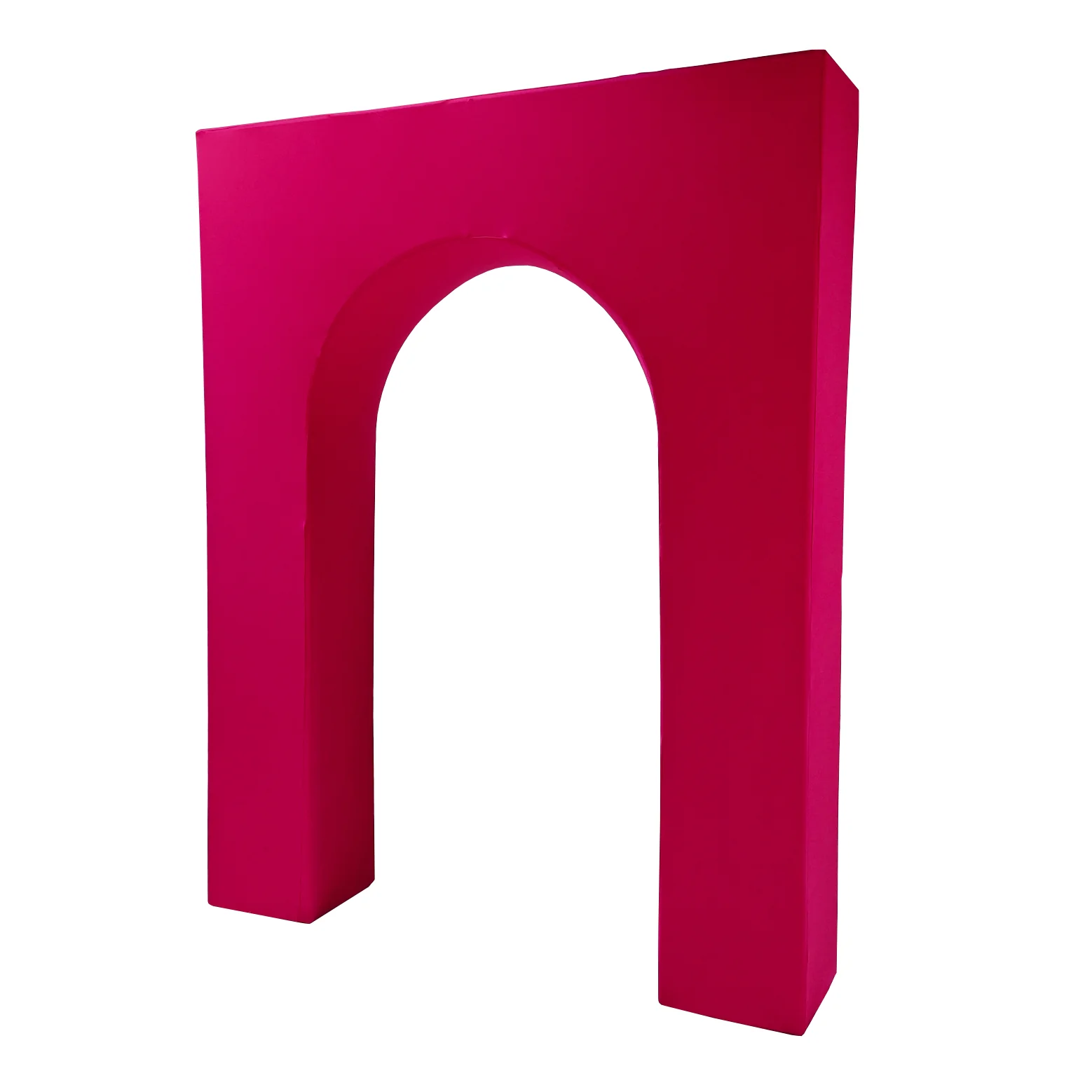 Spandex Cover for 3D Arch Door Frame Backdrop - Fuchsia - Image 3
