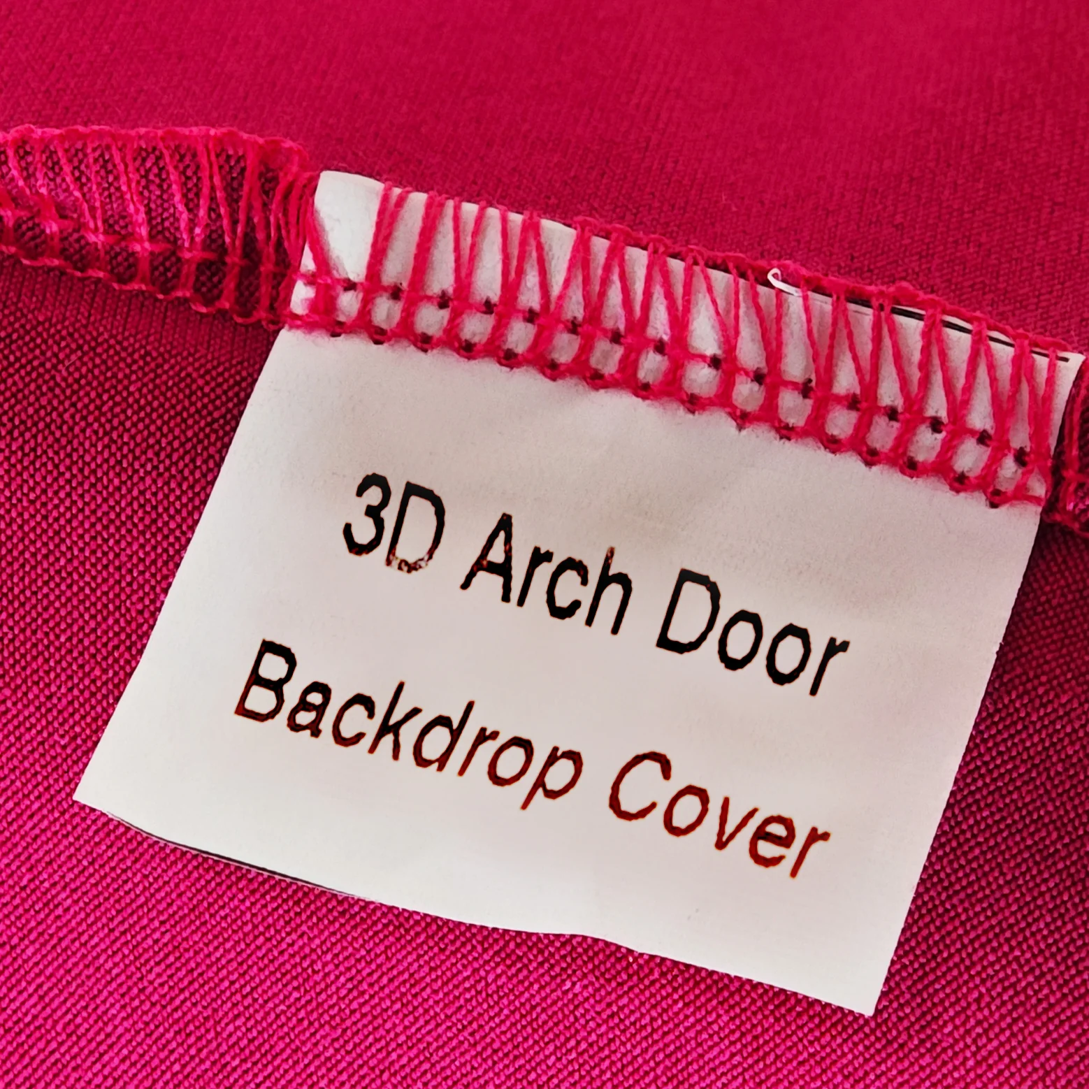 Spandex Cover for 3D Arch Door Frame Backdrop - Fuchsia - Image 6