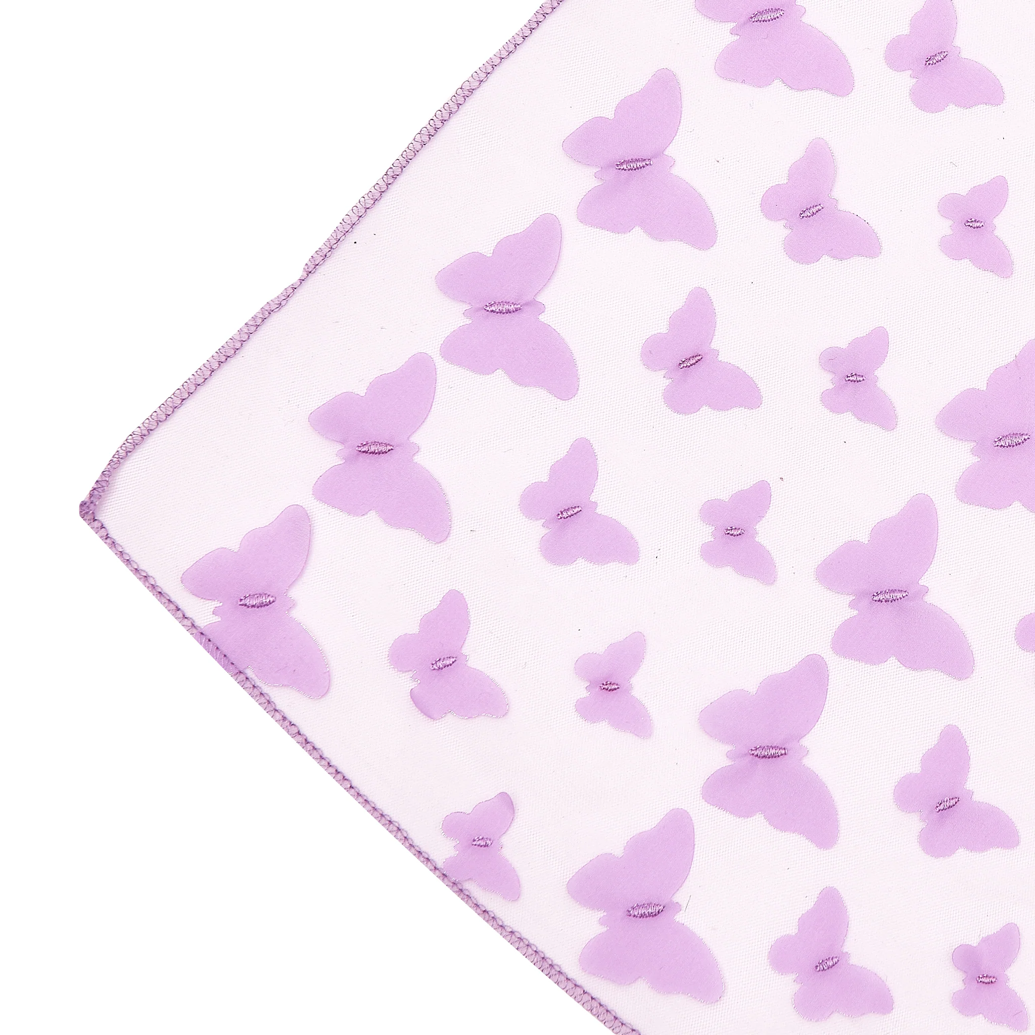 3D Butterfly Sheer Table Runner - Lavender - Image 4