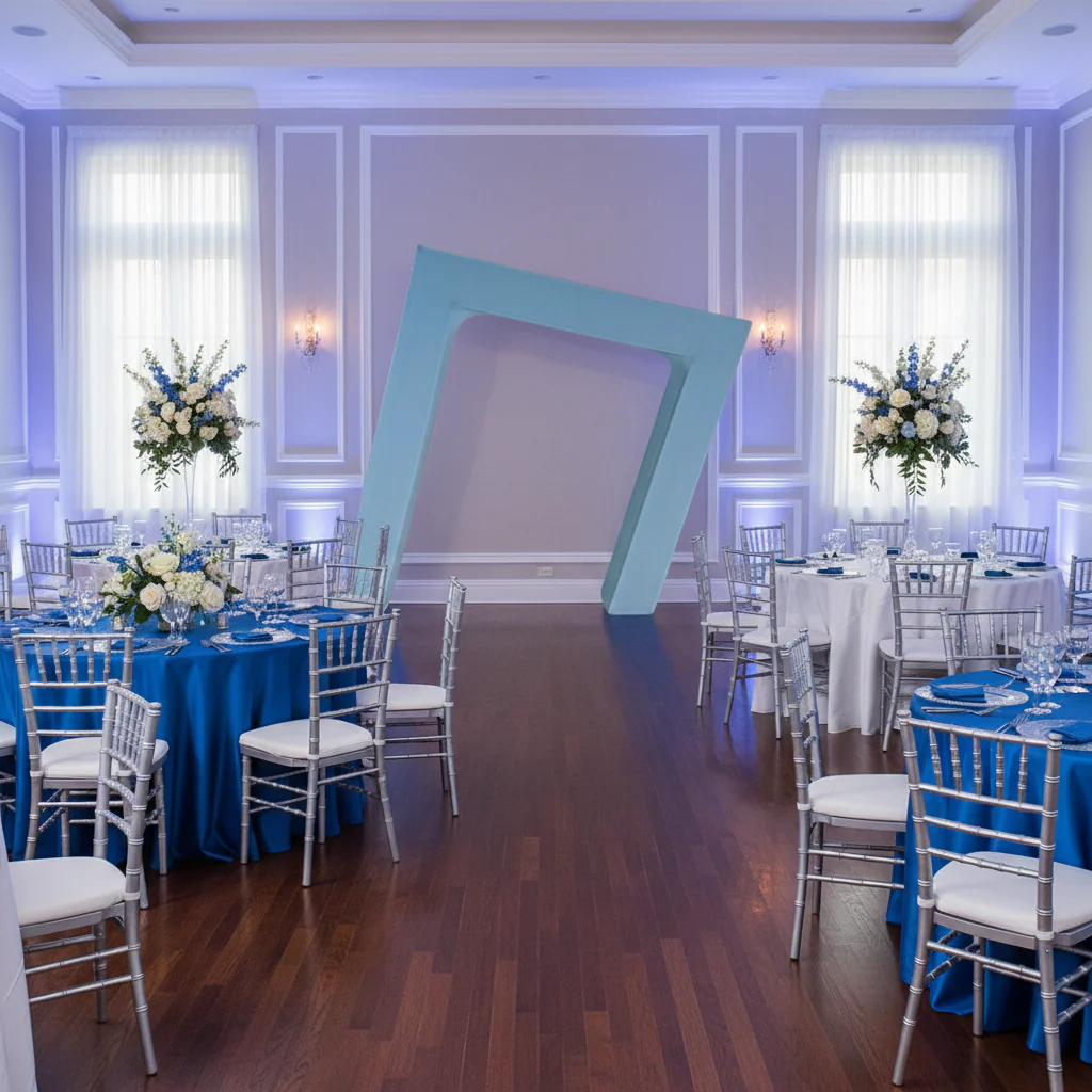 3D 6.5ft Tilted Rectangular Backdrop Stand - Image 9