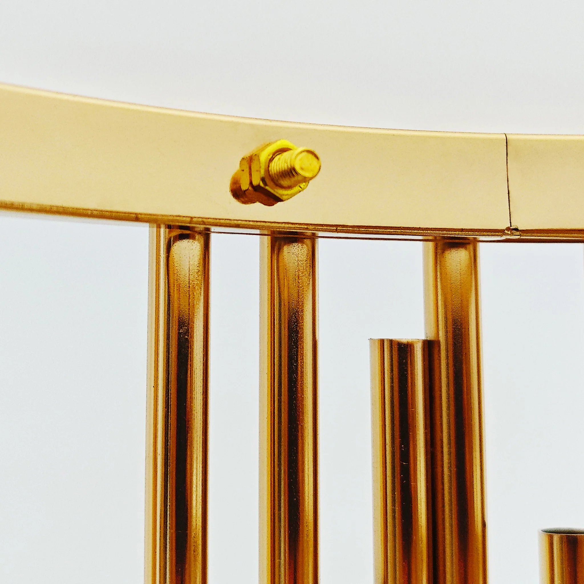 3 pcs of Gold Plinths Round Display Stand - Image 7