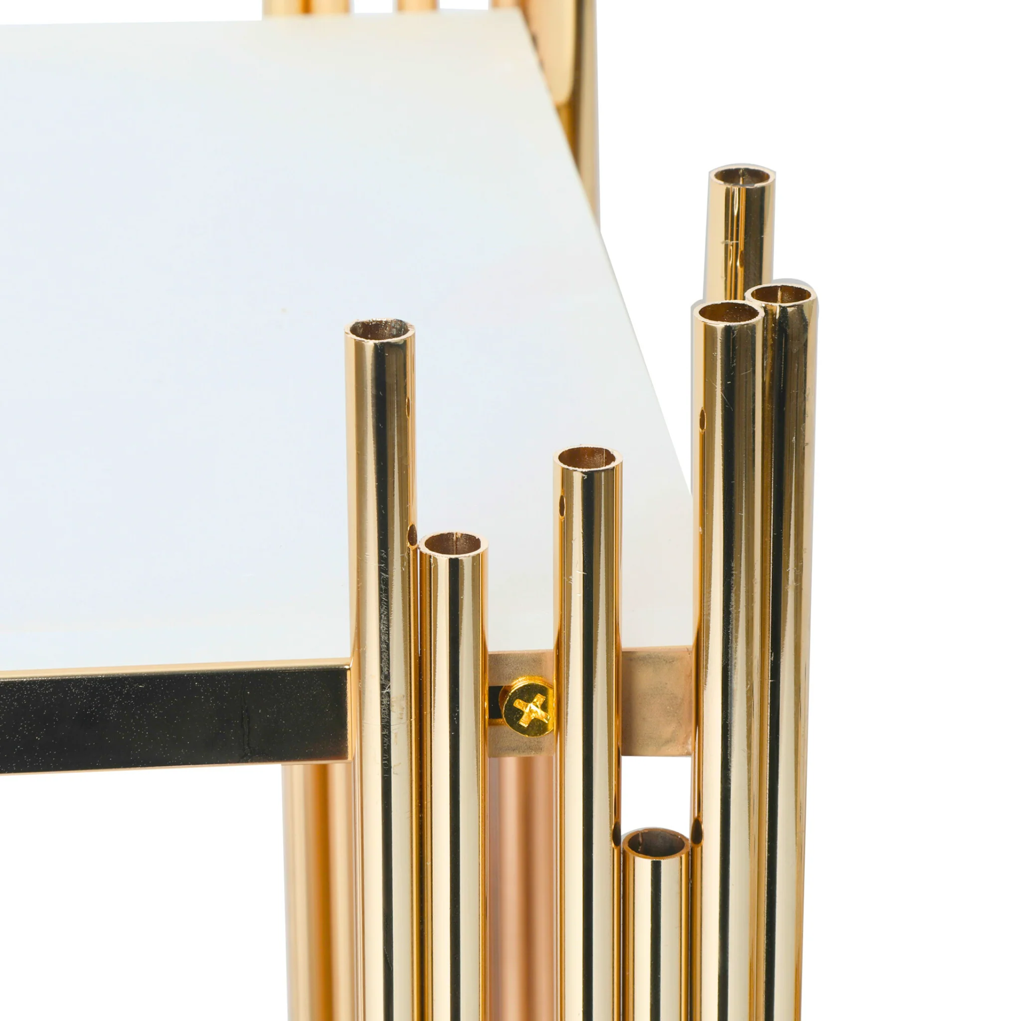 3 pcs of Gold Plinths Square Display Stand - Image 5