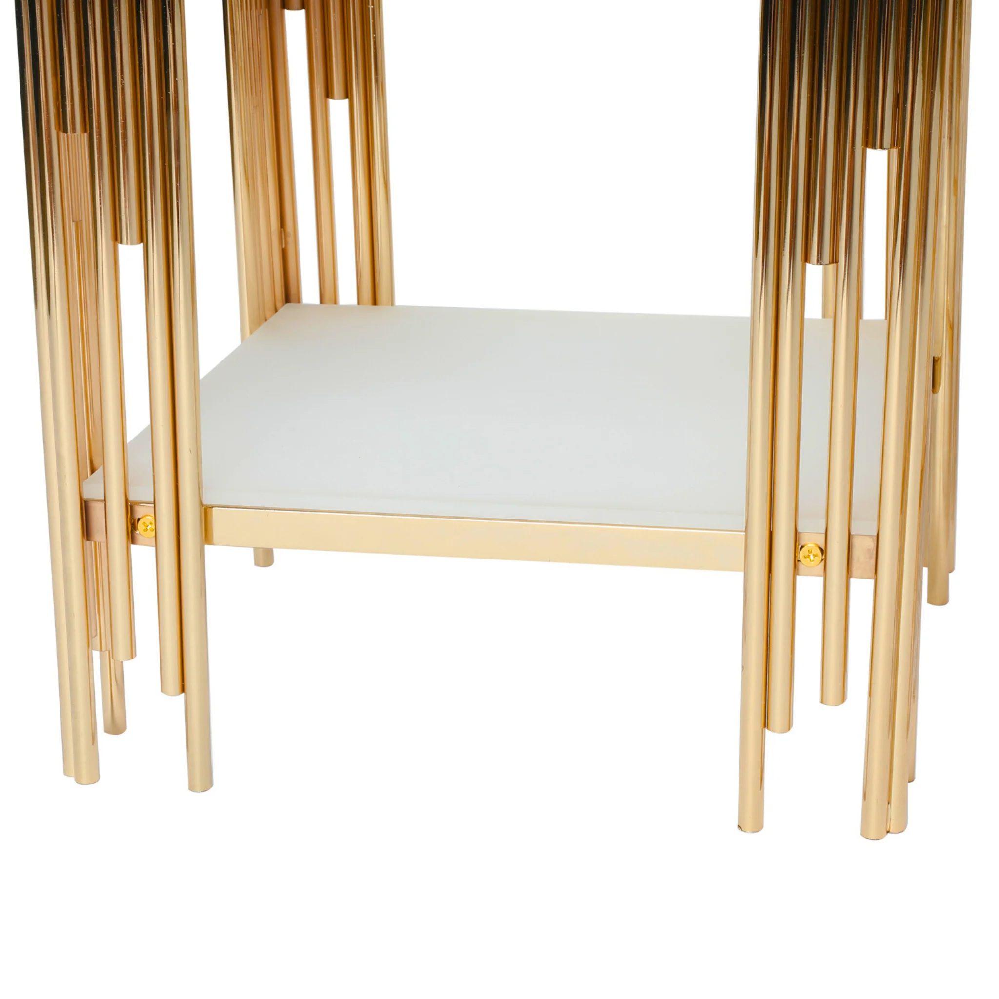 3 pcs of Gold Plinths Square Display Stand - Image 6