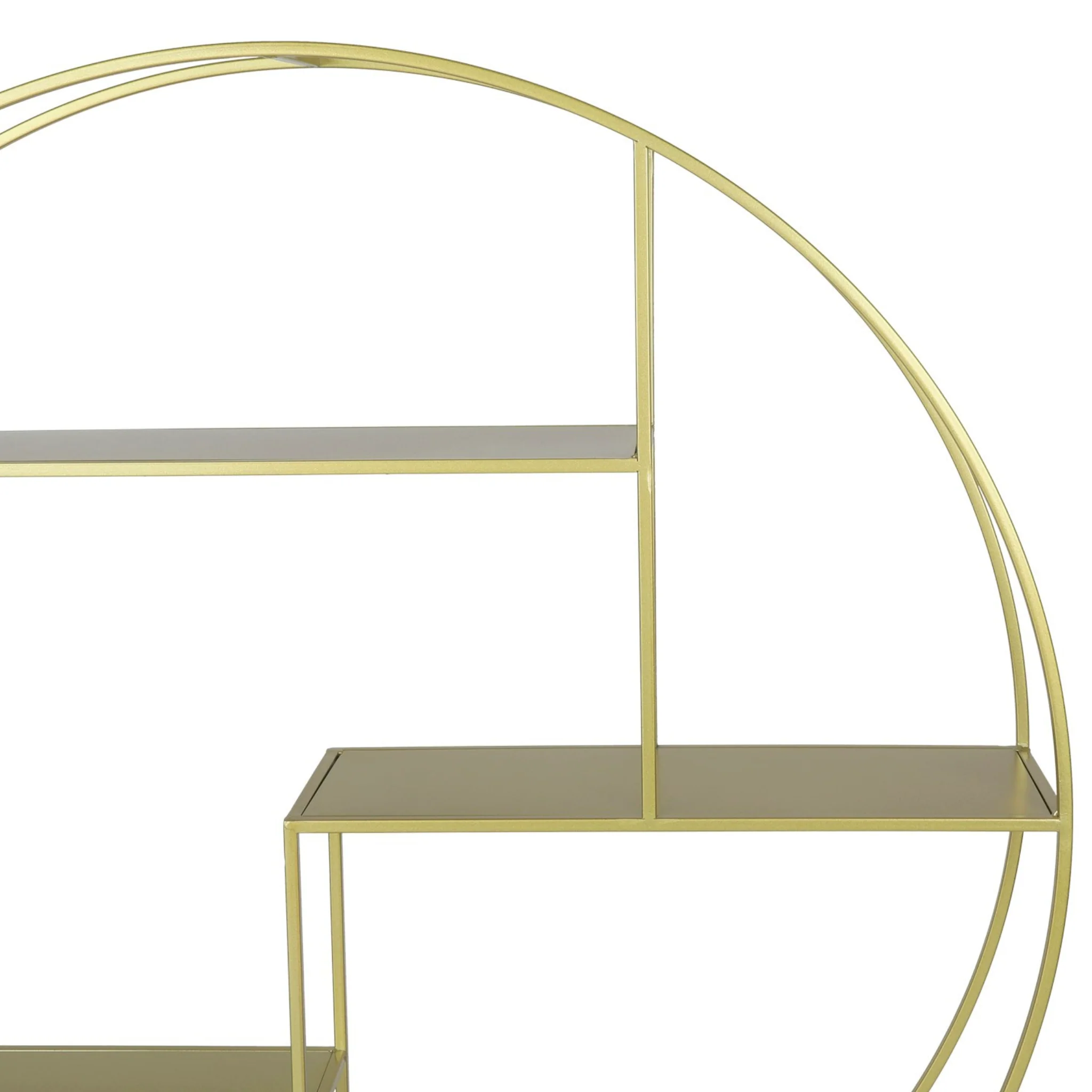 4 ft Round Metal Dessert Display Stand - Gold - Image 5