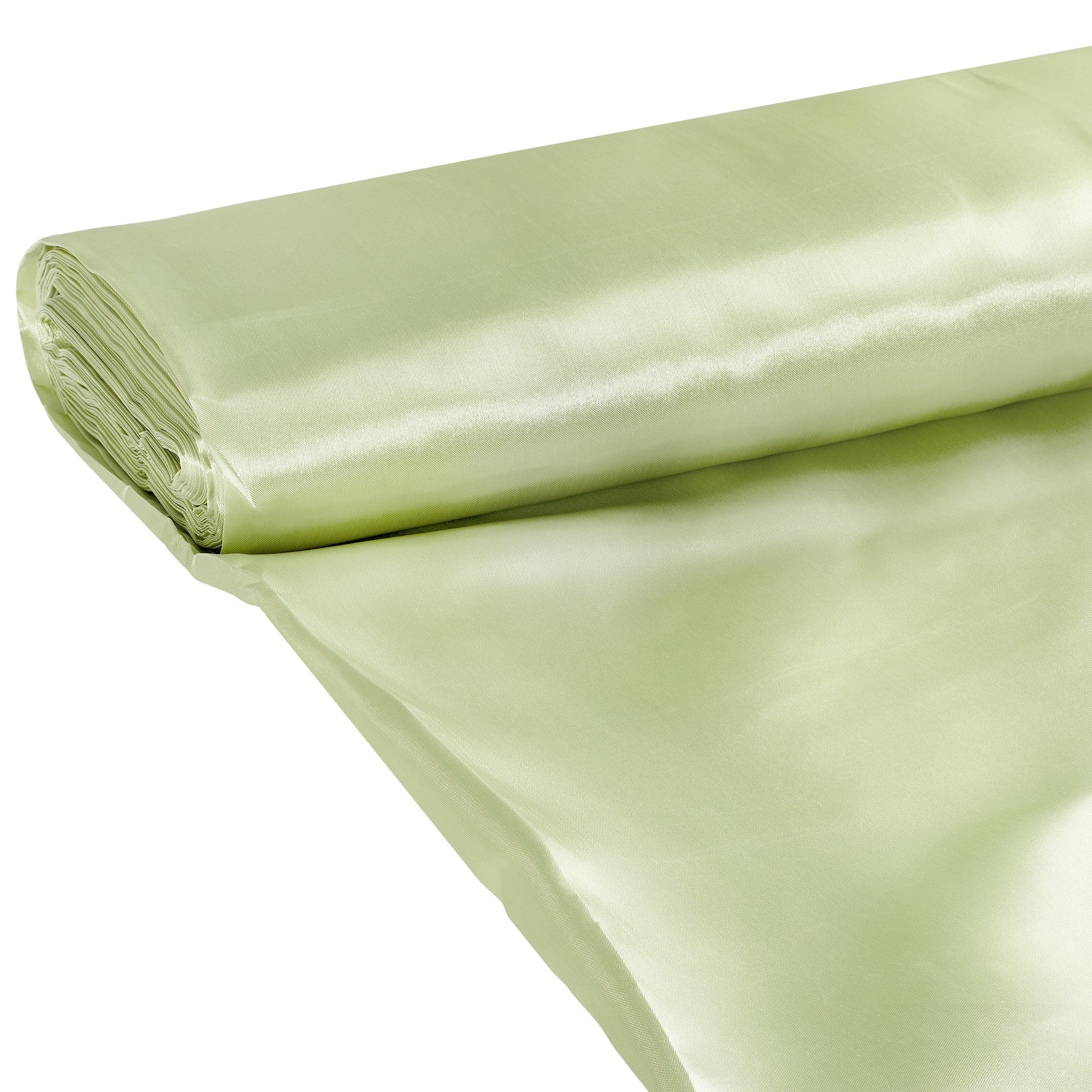 40 yds Satin Fabric Roll - Sage Green - Image 3