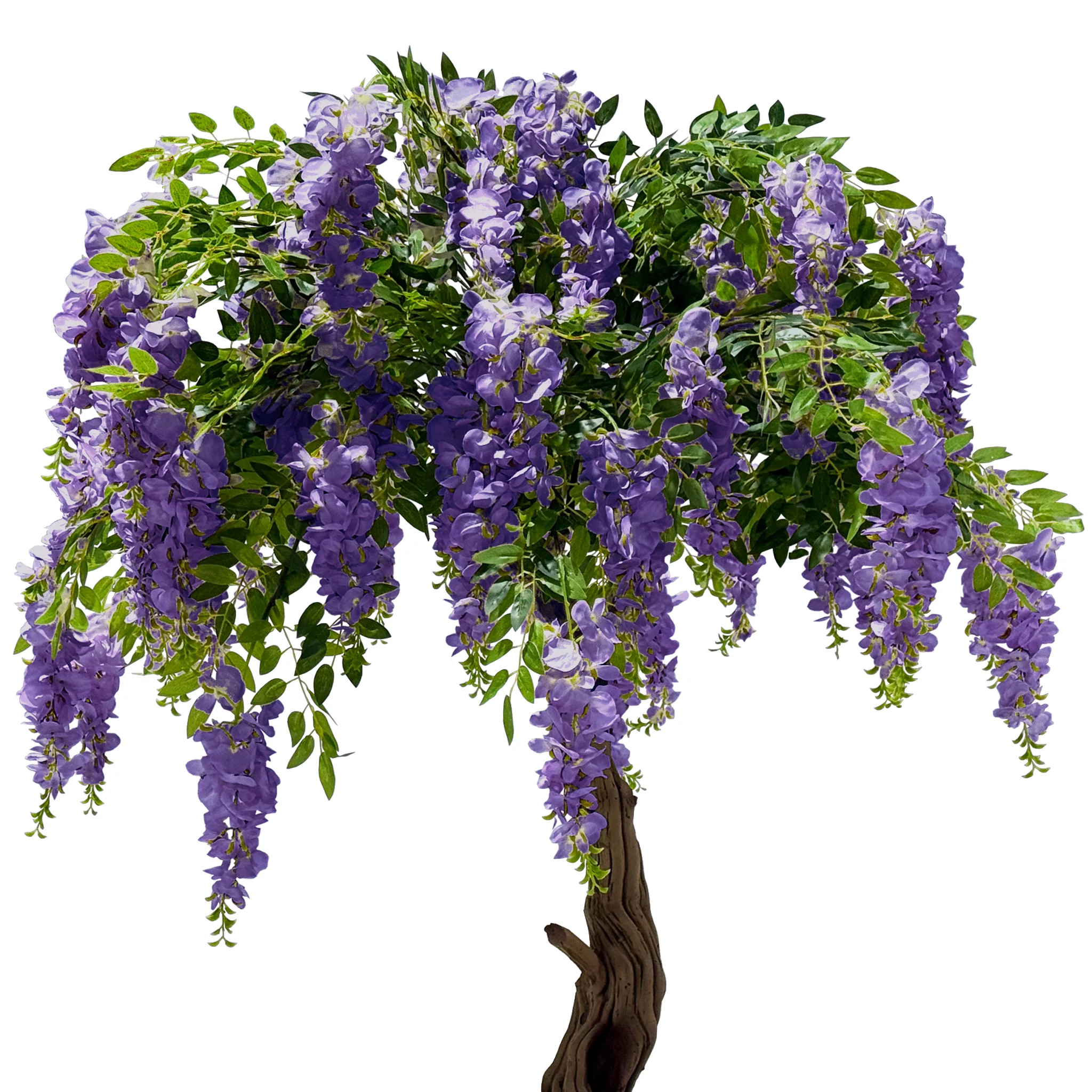 4ft Artificial Wisteria Tree - Purple - Image 8