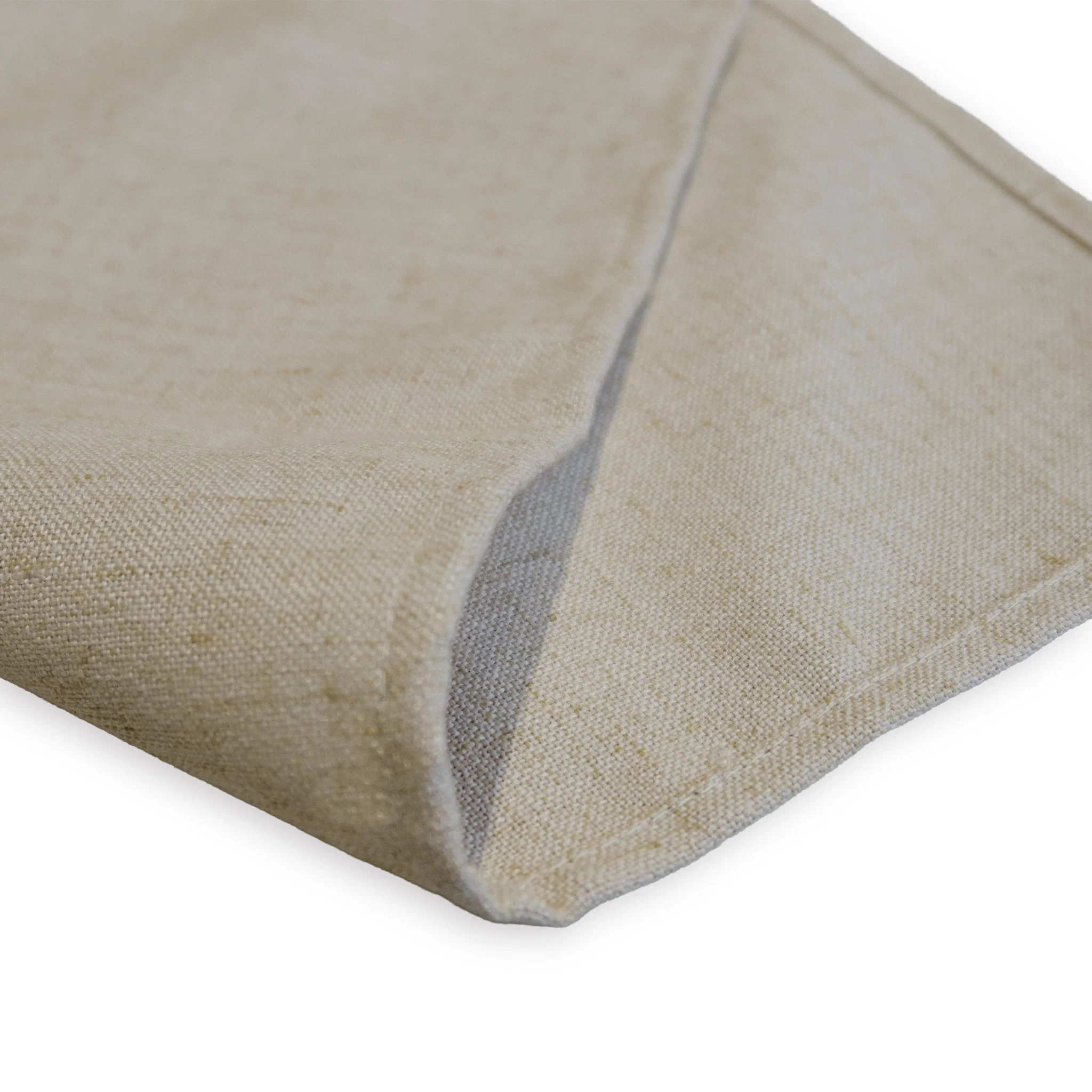 5 pcs/pk Premium Linen-Look Panama Weave 20"x20" Napkin - Beige - Image 7