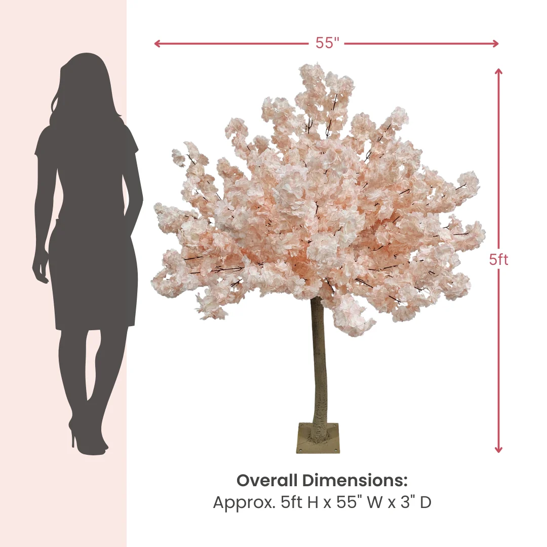 5ft Cherry Blossom Tree Backdrop Frame Stand - Blush - Image 7