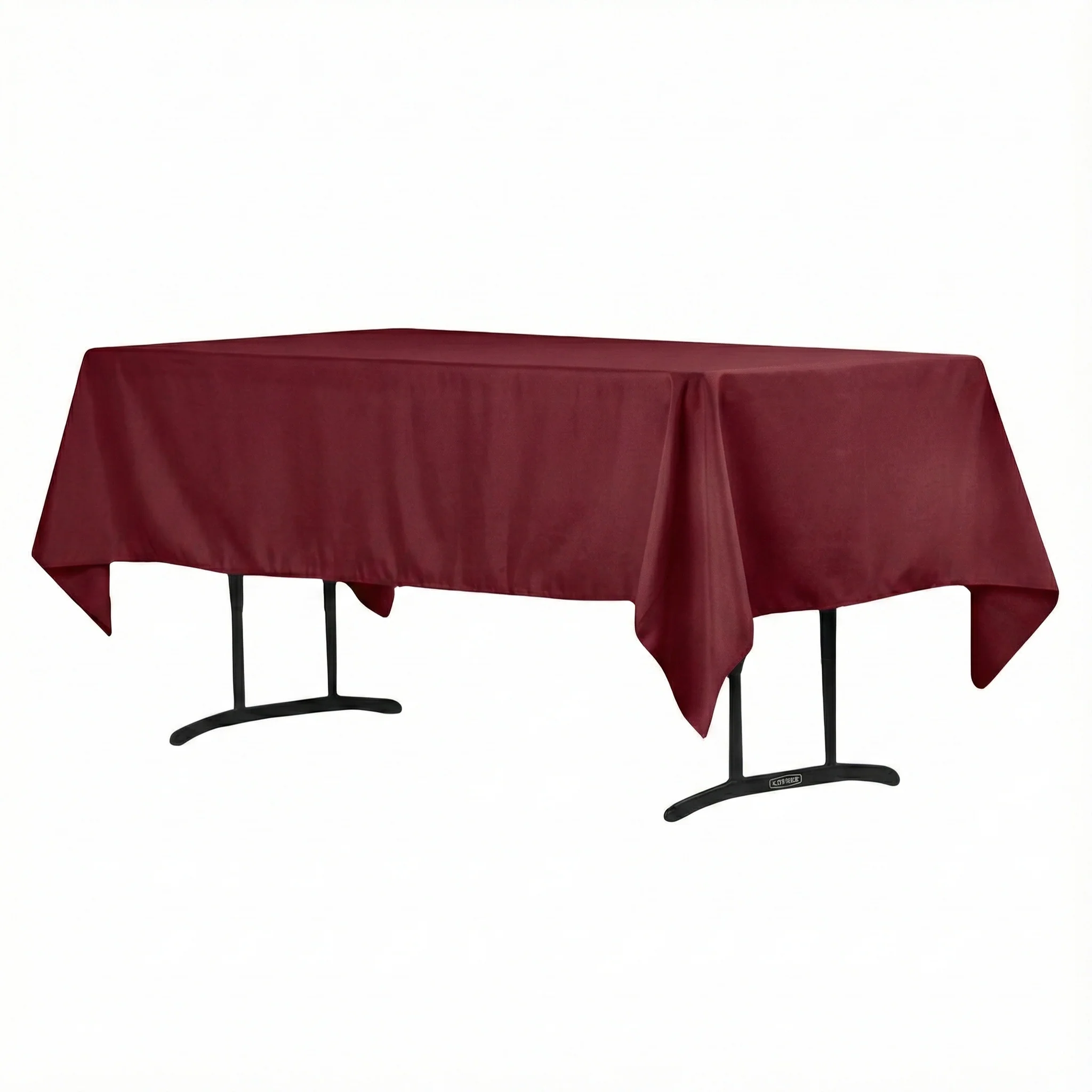 60"x120" Rectangular Premium Polyester Tablecloth - Cabernet
