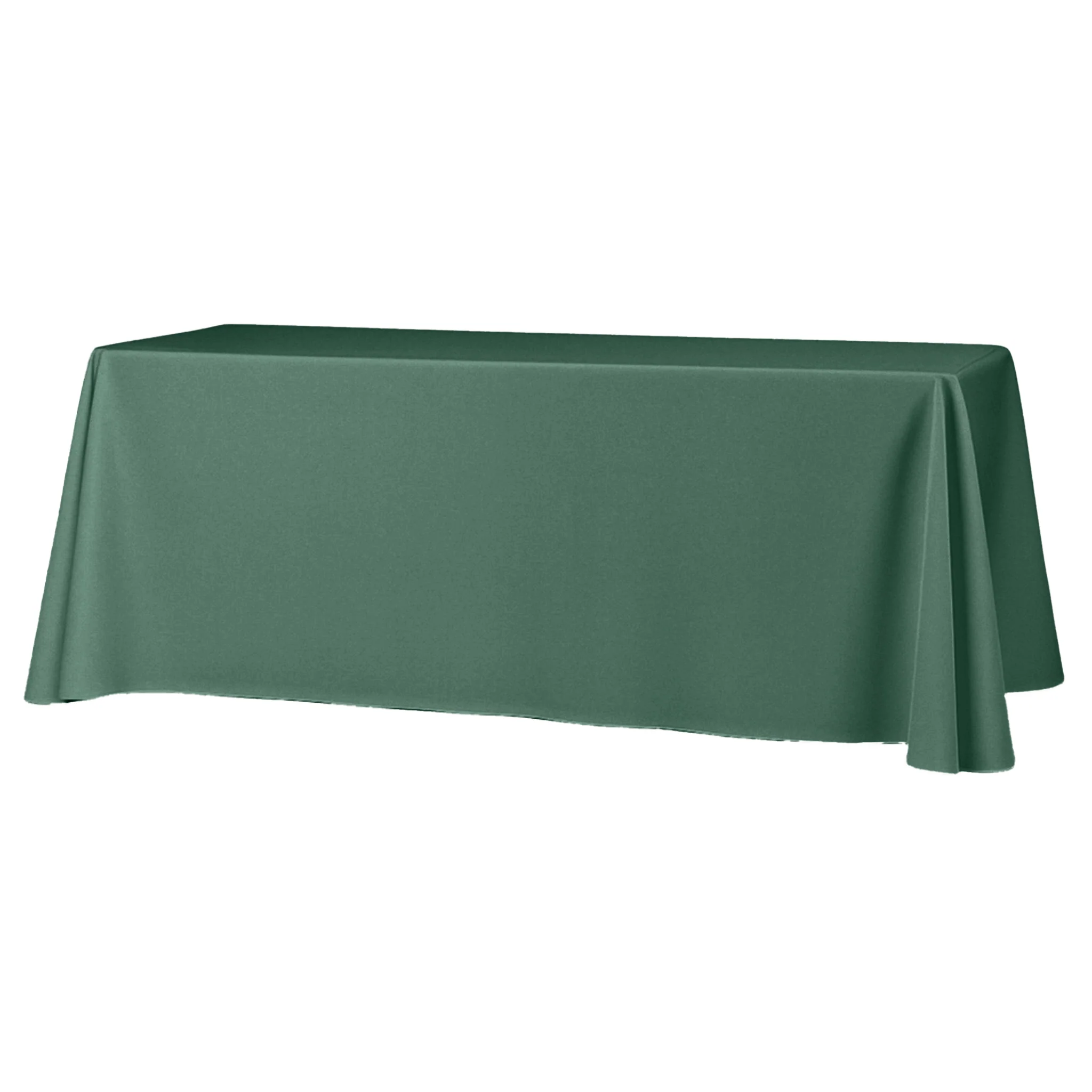 90"x132" Rectangular Oblong Premium Polyester Tablecloth - Eucalyptus