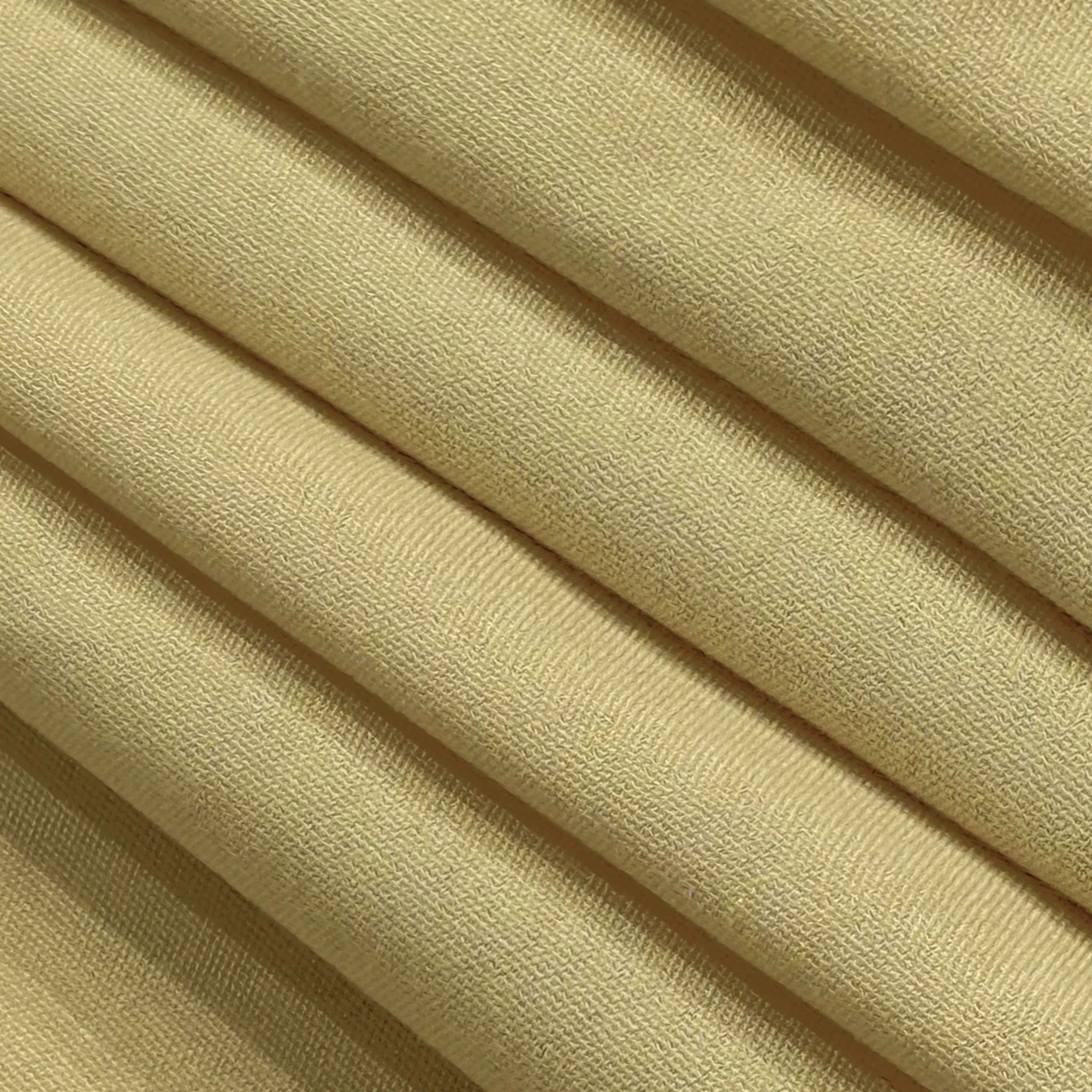 Premium 90"x156" Rectangular Champagne Spun Polyester Tablecloth - Image 5