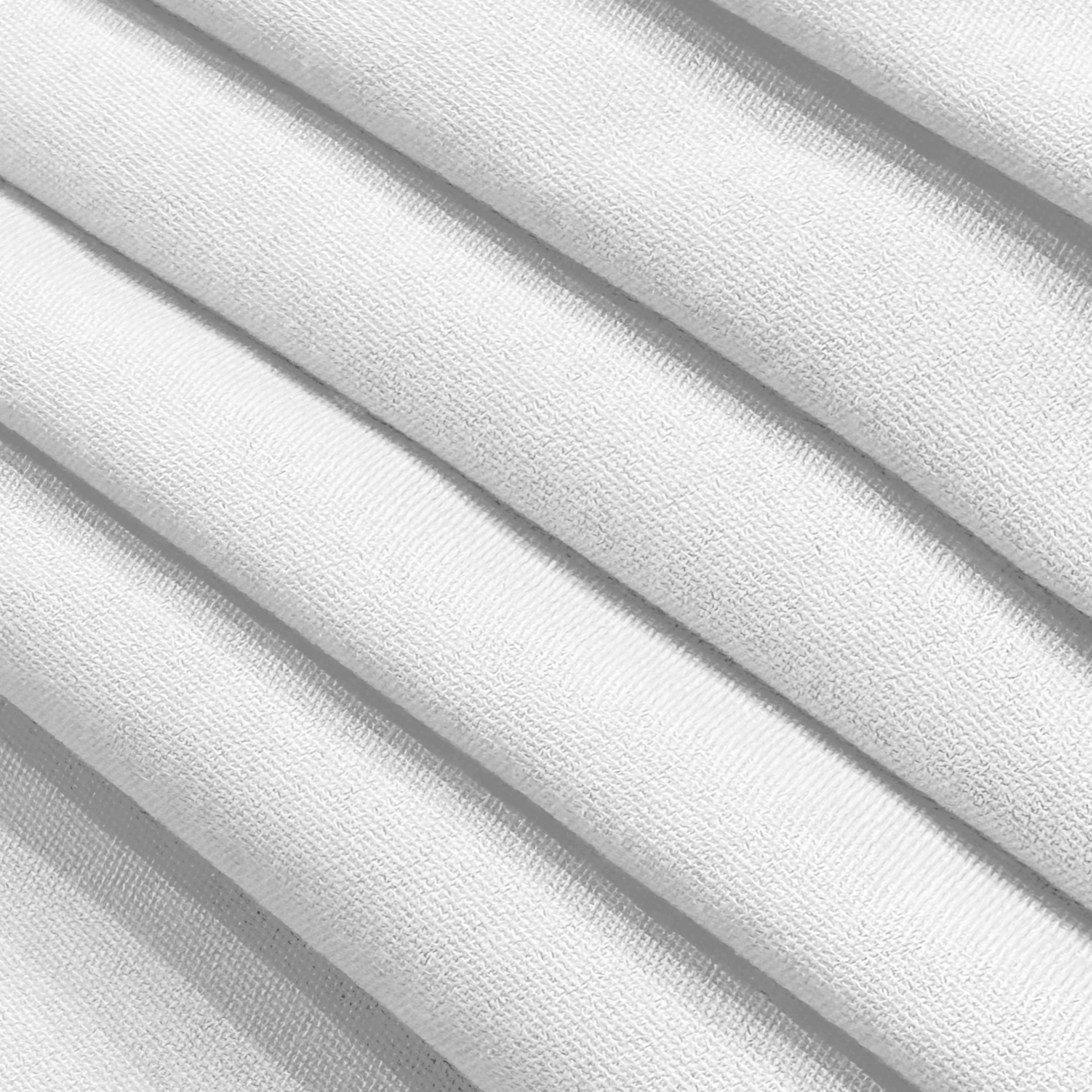 Premium 90"x156" Rectangular White Spun Polyester Tablecloth - Image 7
