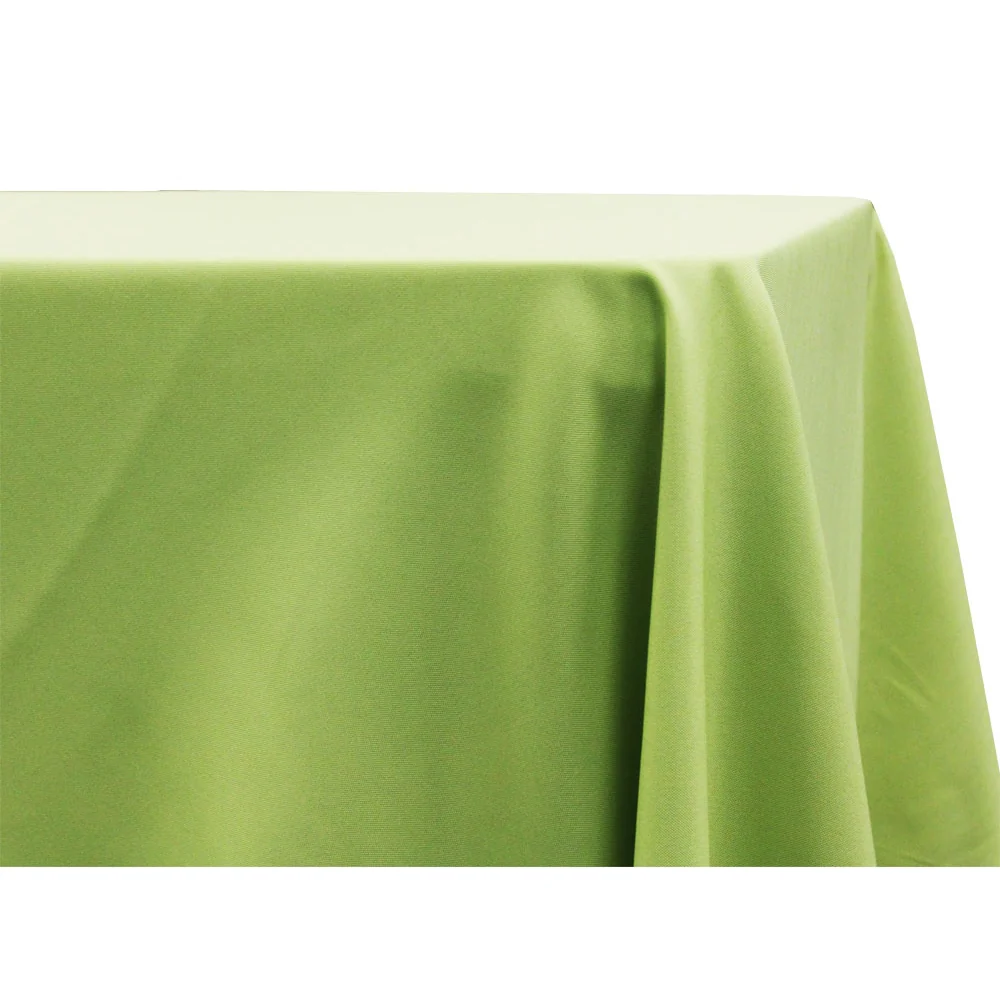 90"x156" Rectangular Oblong Premium Polyester Tablecloth - Apple Green