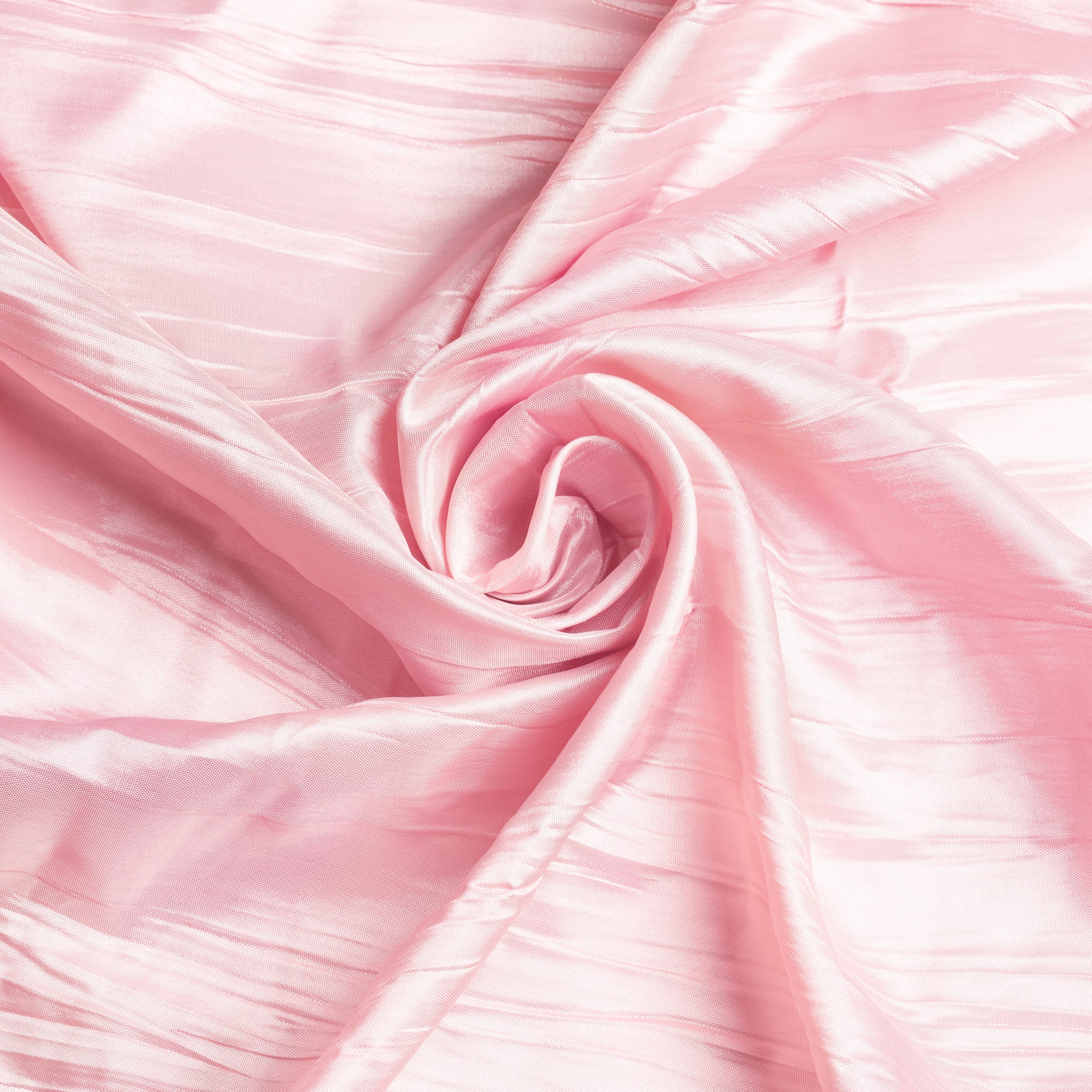 Accordion Crinkle Taffeta 5 yards x 54" Fabric Roll Bolt - Pink