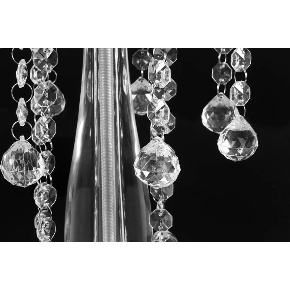 Acrylic Crystal Drop Centerpiece - Silver - Image 4