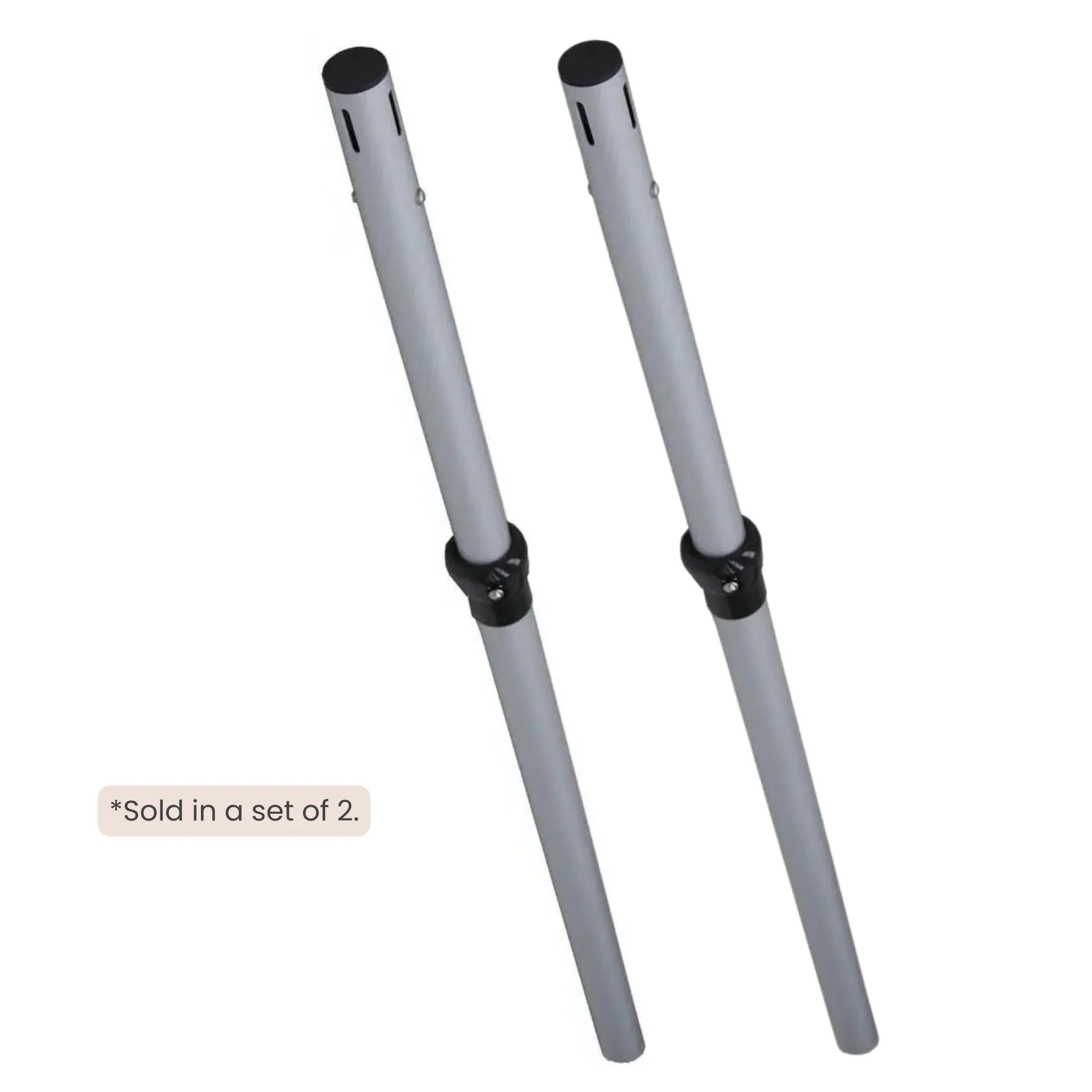 2 pc Telescopic Slip-fit Upright 5ft to 8ft with slip lock collar - Image 3