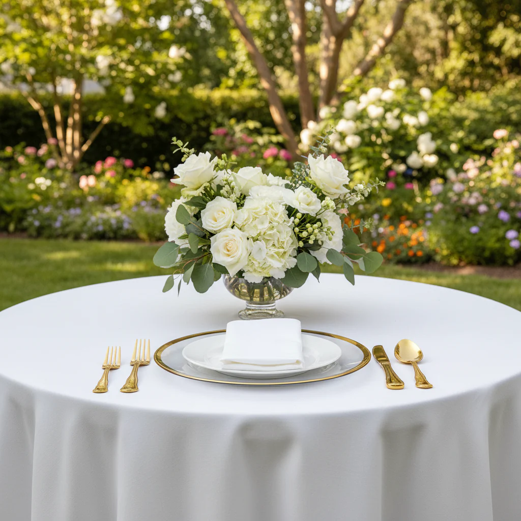 Alpine Glass Charger Plate - Gold trim - Image 3