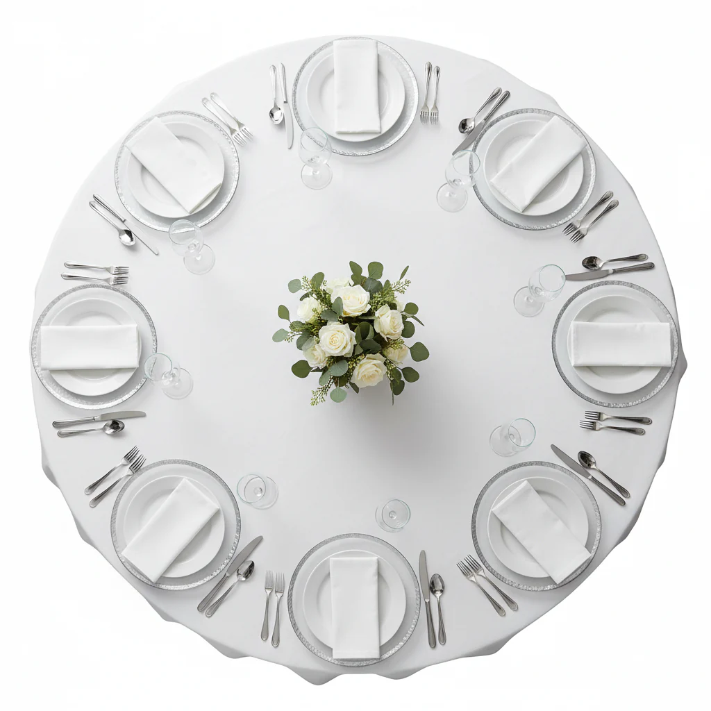 Alpine Glass Charger Plate - Silver trim - Image 4