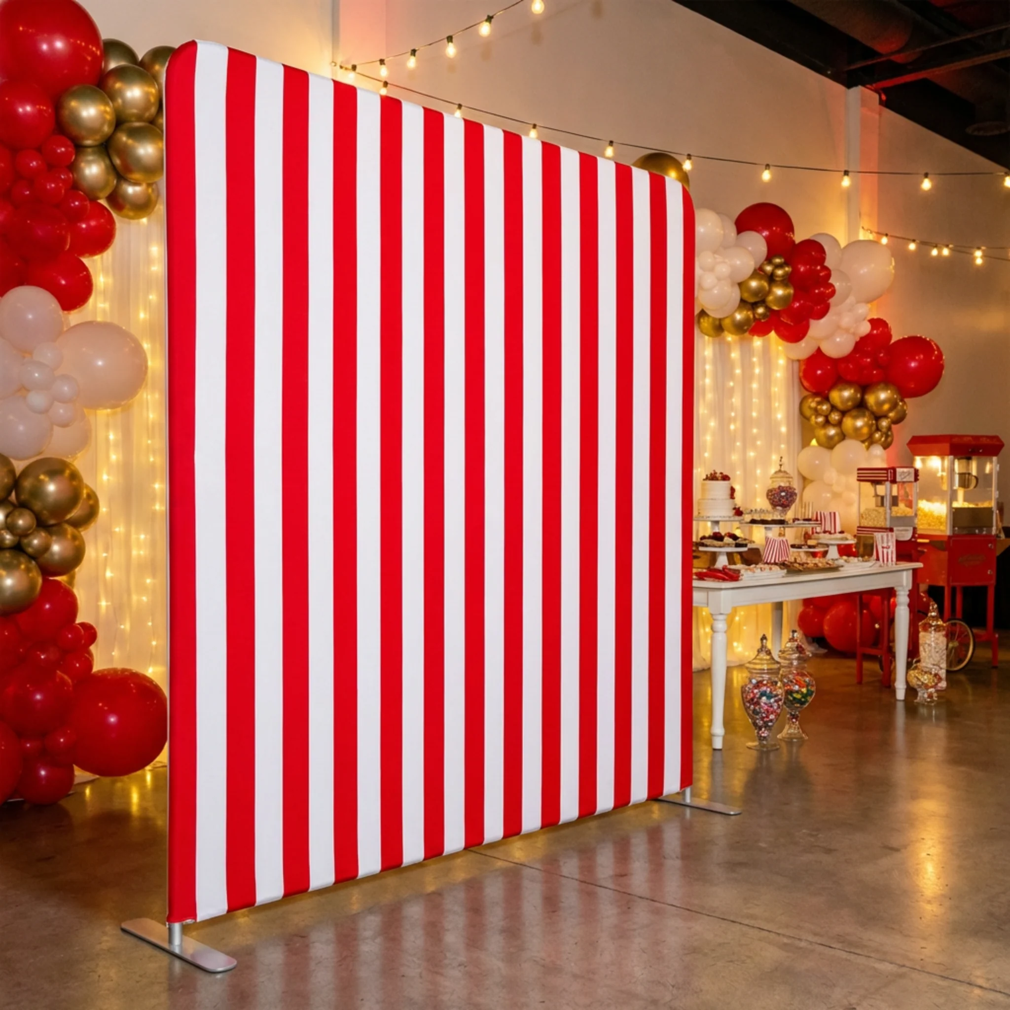 8ft Aluminum Pillowcase Photobooth Backdrop Stand - Image 10