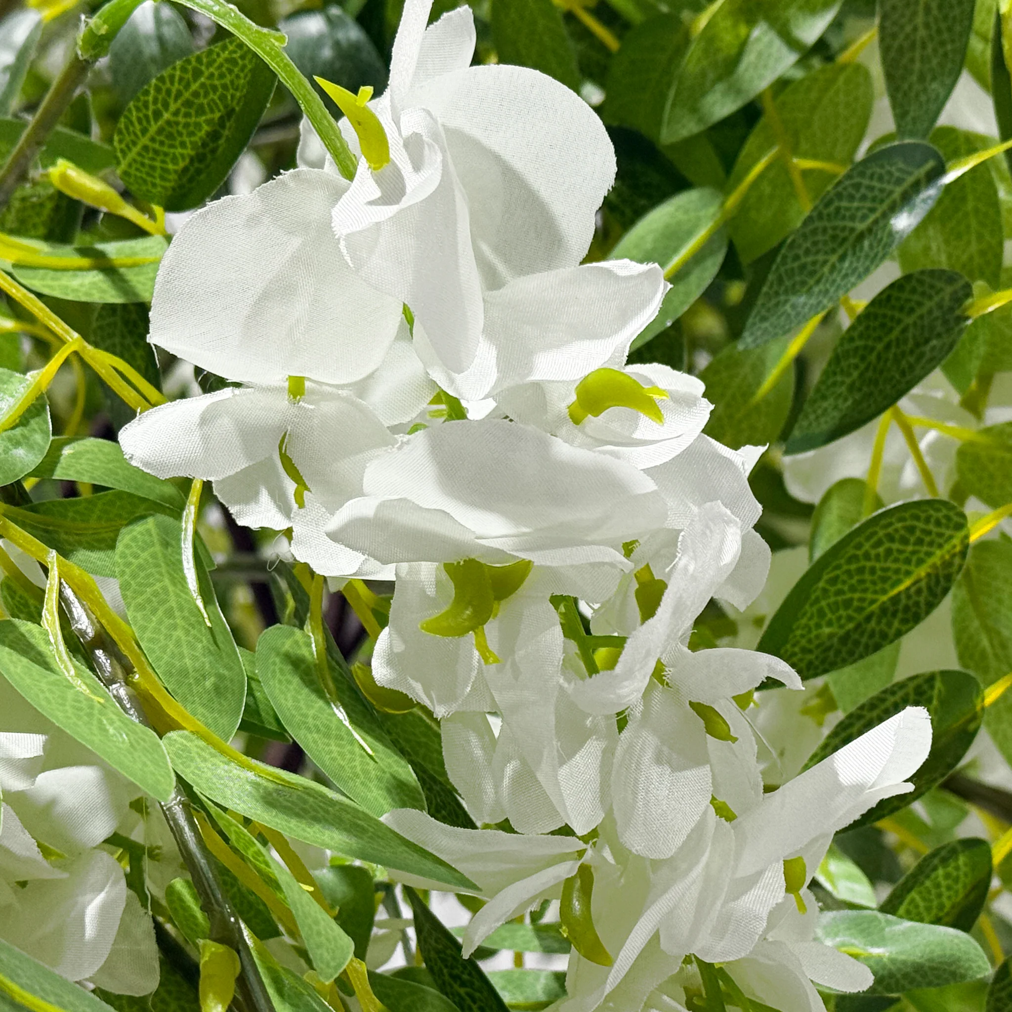 4ft Artificial Wisteria Tree - White - Image 6