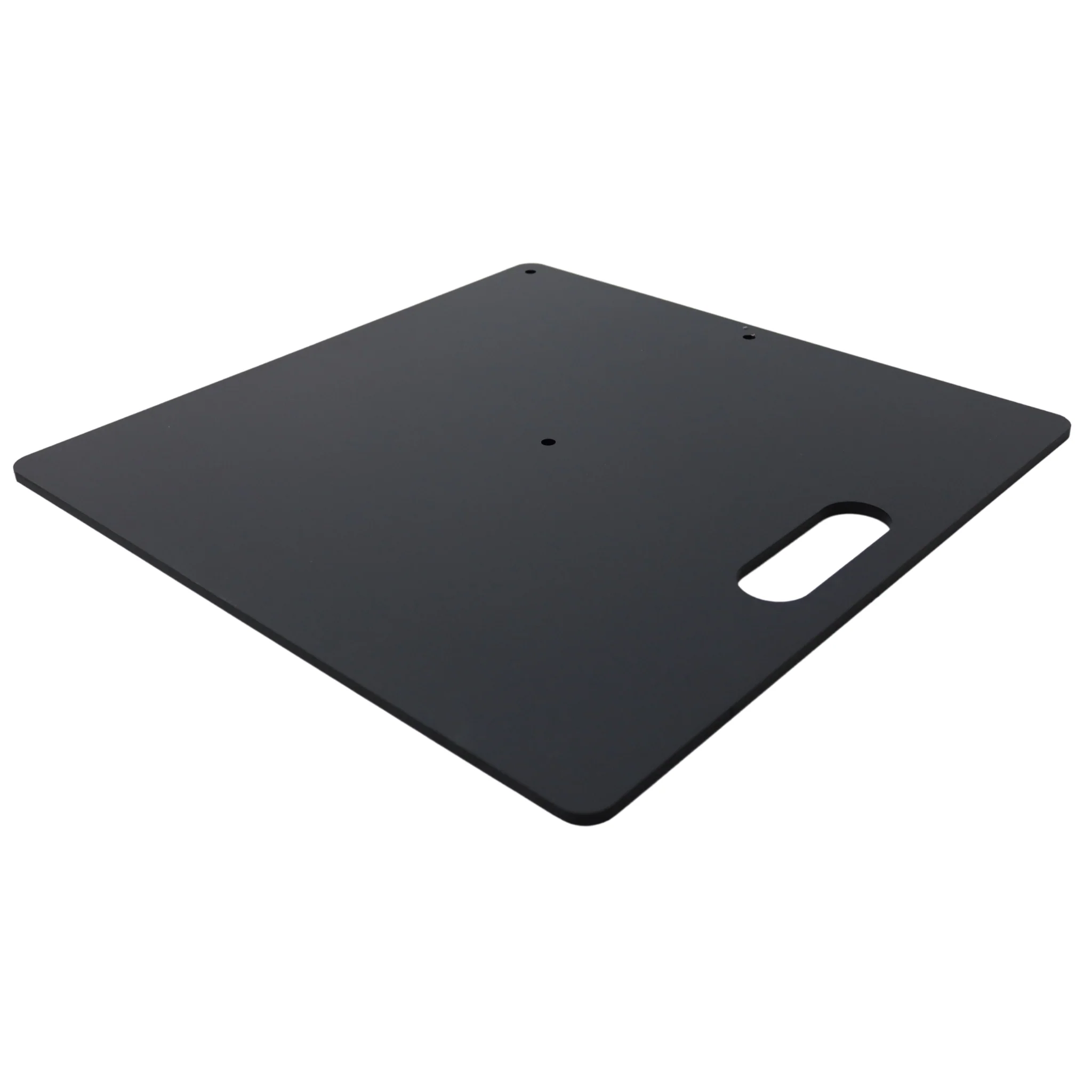 Base stand 18" x 18" x 3/16" slip fit (Fits set A) - Black - Image 6