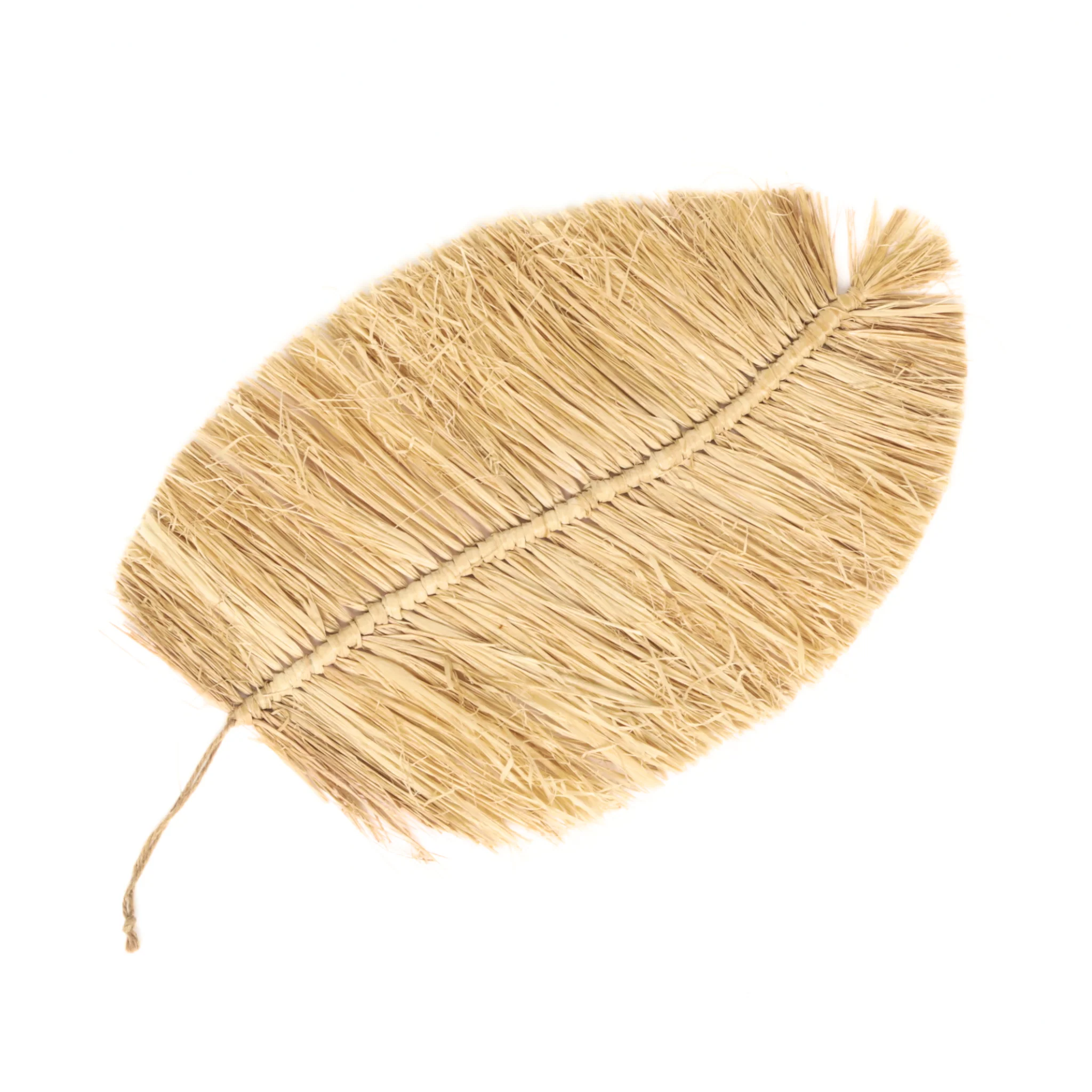 2 pc/set Boho Raffia Leaf Placemat - Image 5