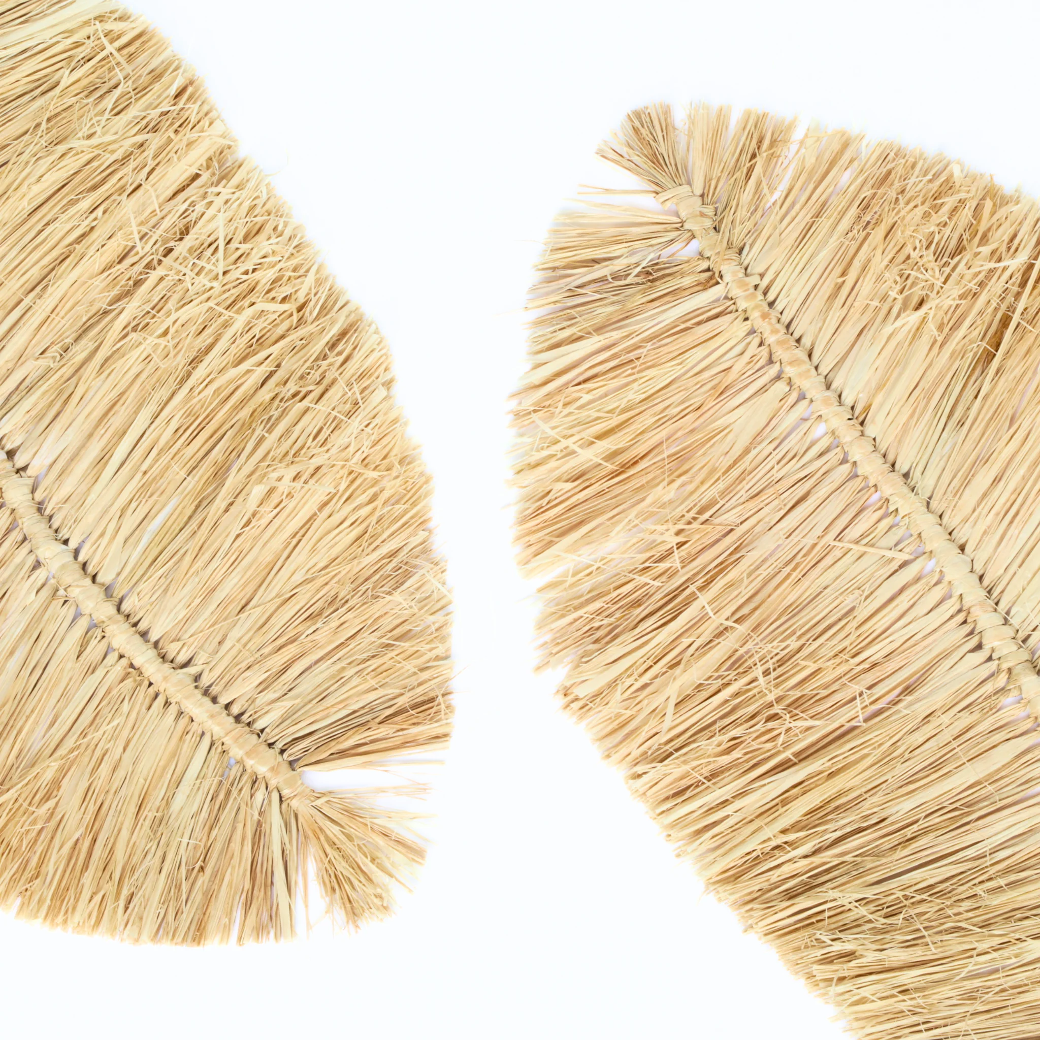 2 pc/set Boho Raffia Leaf Placemat - Image 6