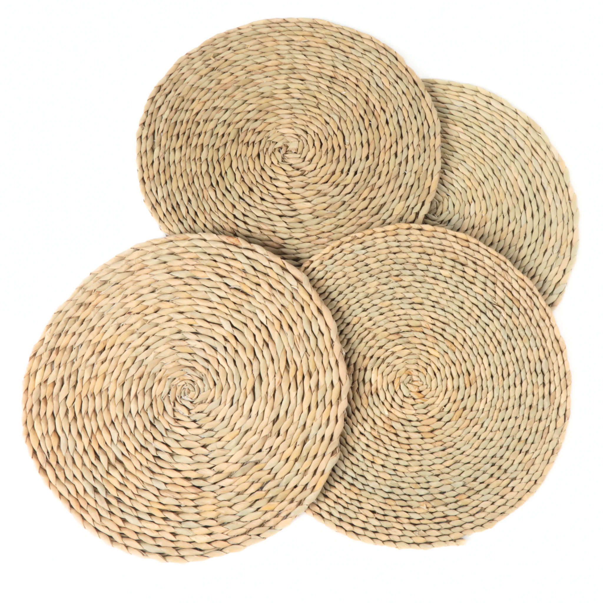 Braided Raffia Straw 15" Placemats (4pc/set) - Image 7