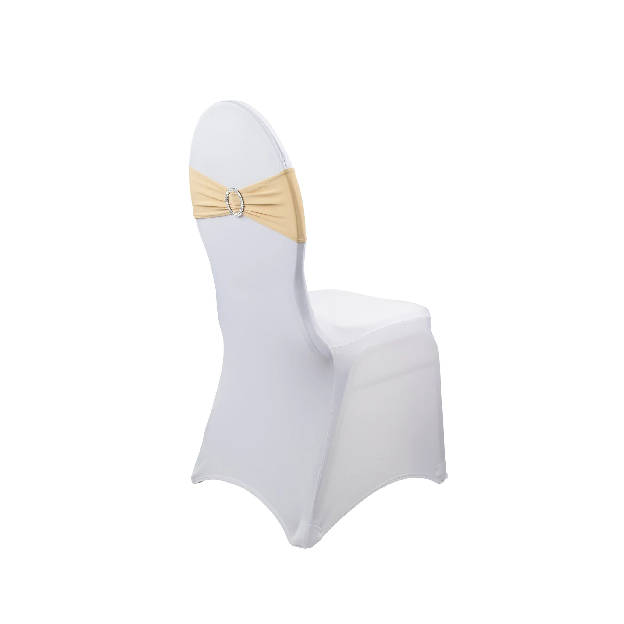 Buckle Spandex Stretch Chair Band - Champagne - Image 4