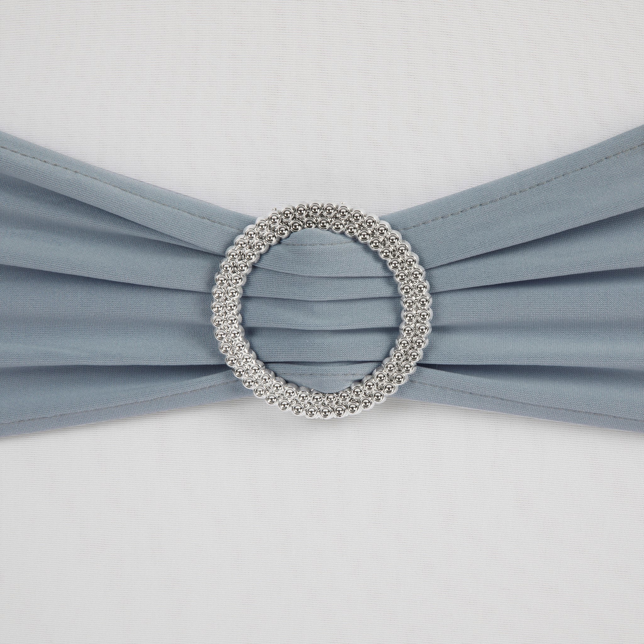 Buckle Spandex Stretch Chair Band - Dusty Blue - Image 2