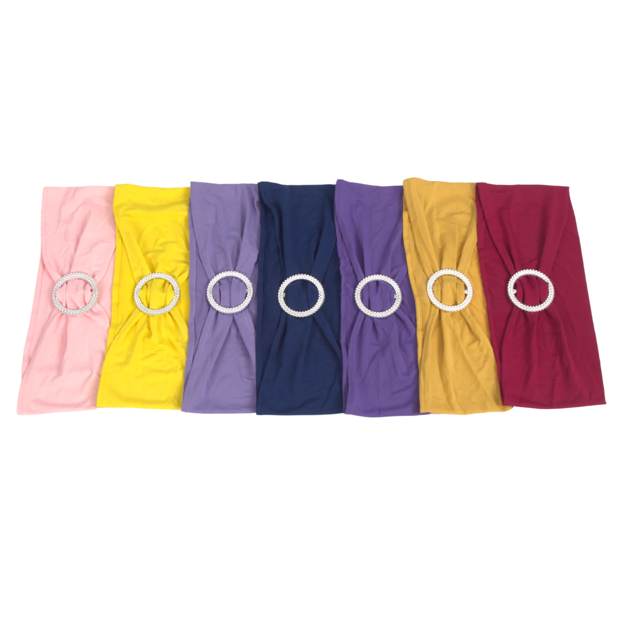 Buckle Spandex Stretch Chair Band - Dusty Blue - Image 9