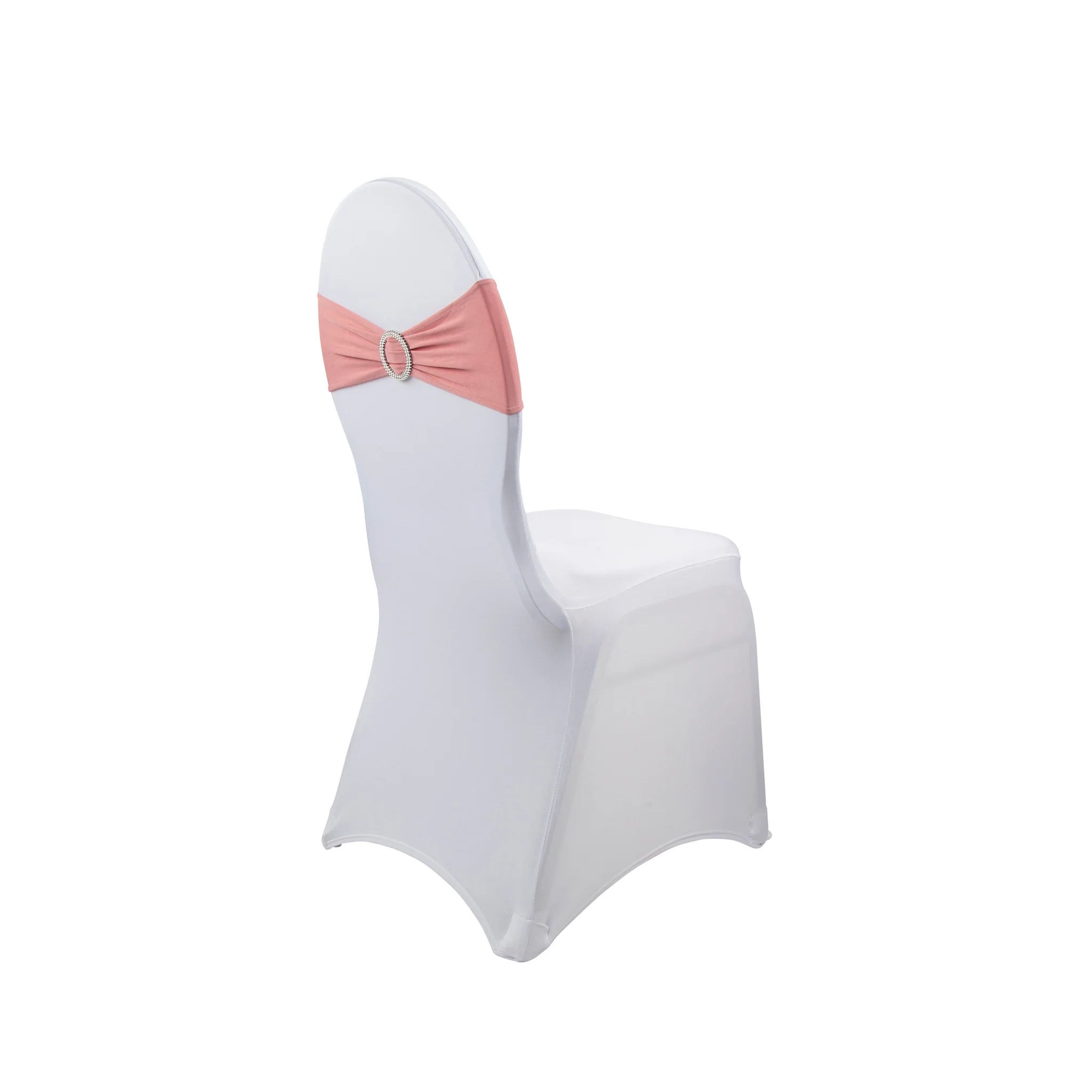 Buckle Spandex Stretch Chair Band - Dusty Rose/Mauve - Image 3