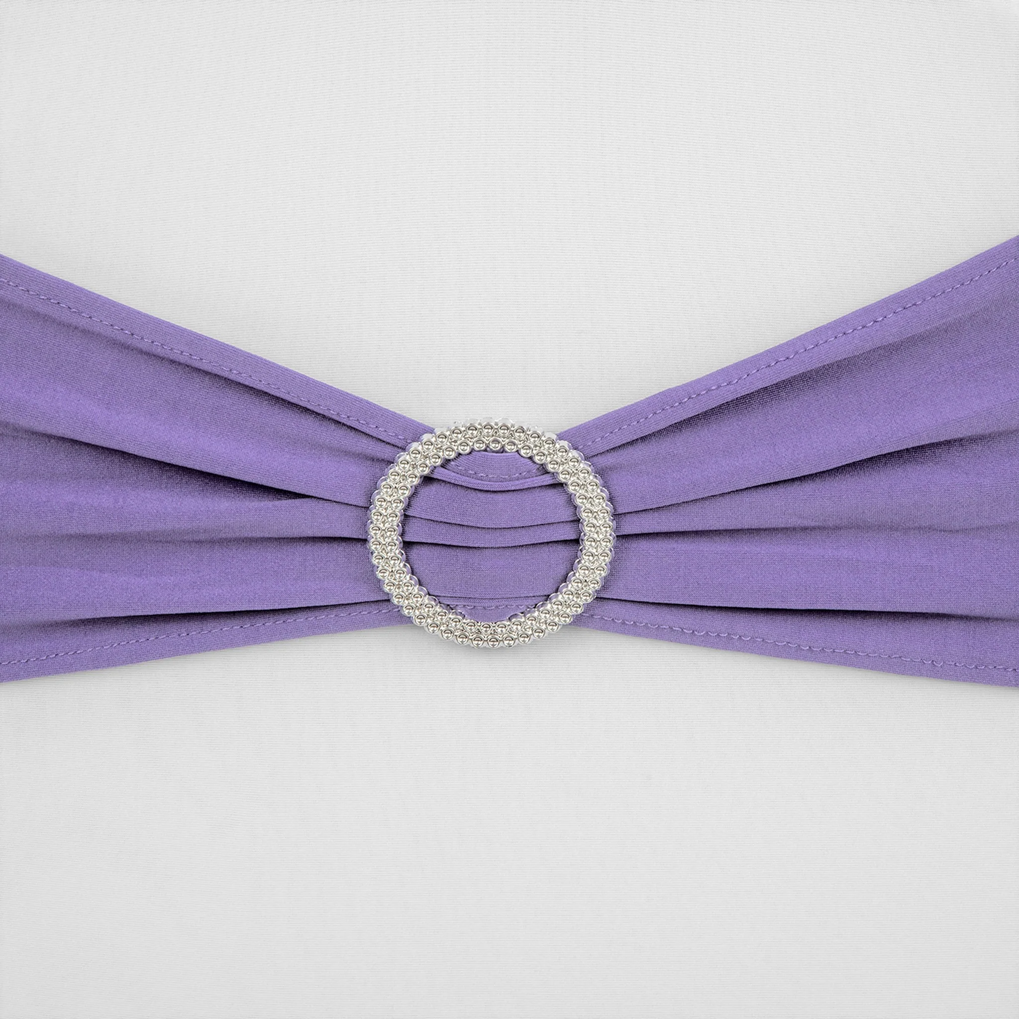 Buckle Spandex Stretch Chair Band - Lavender - Image 2