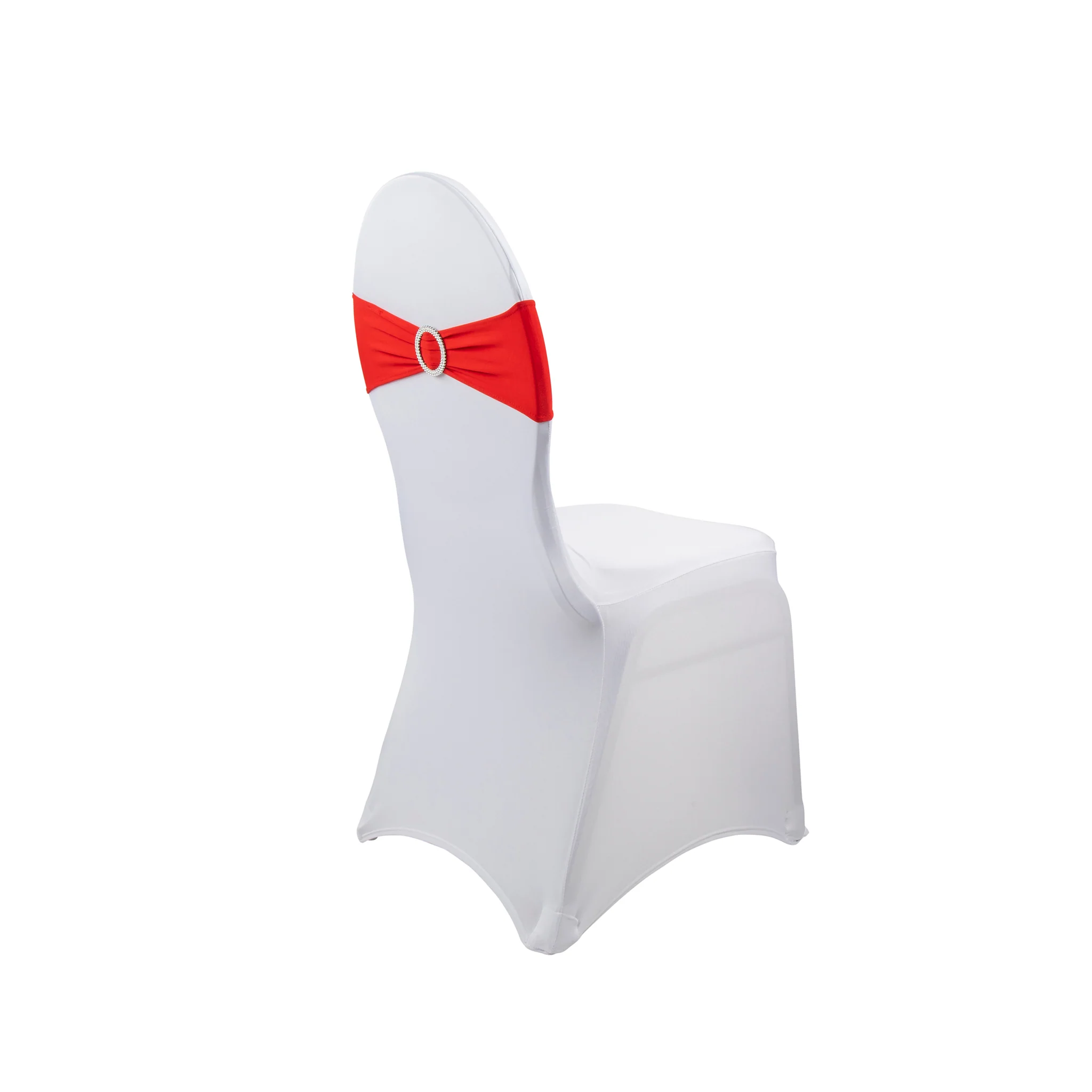 Buckle Spandex Stretch Chair Band - Red - Image 3