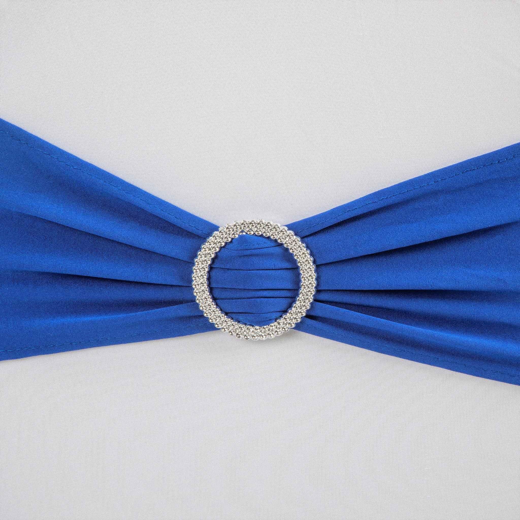 Buckle Spandex Stretch Chair Band - Royal Blue - Image 2