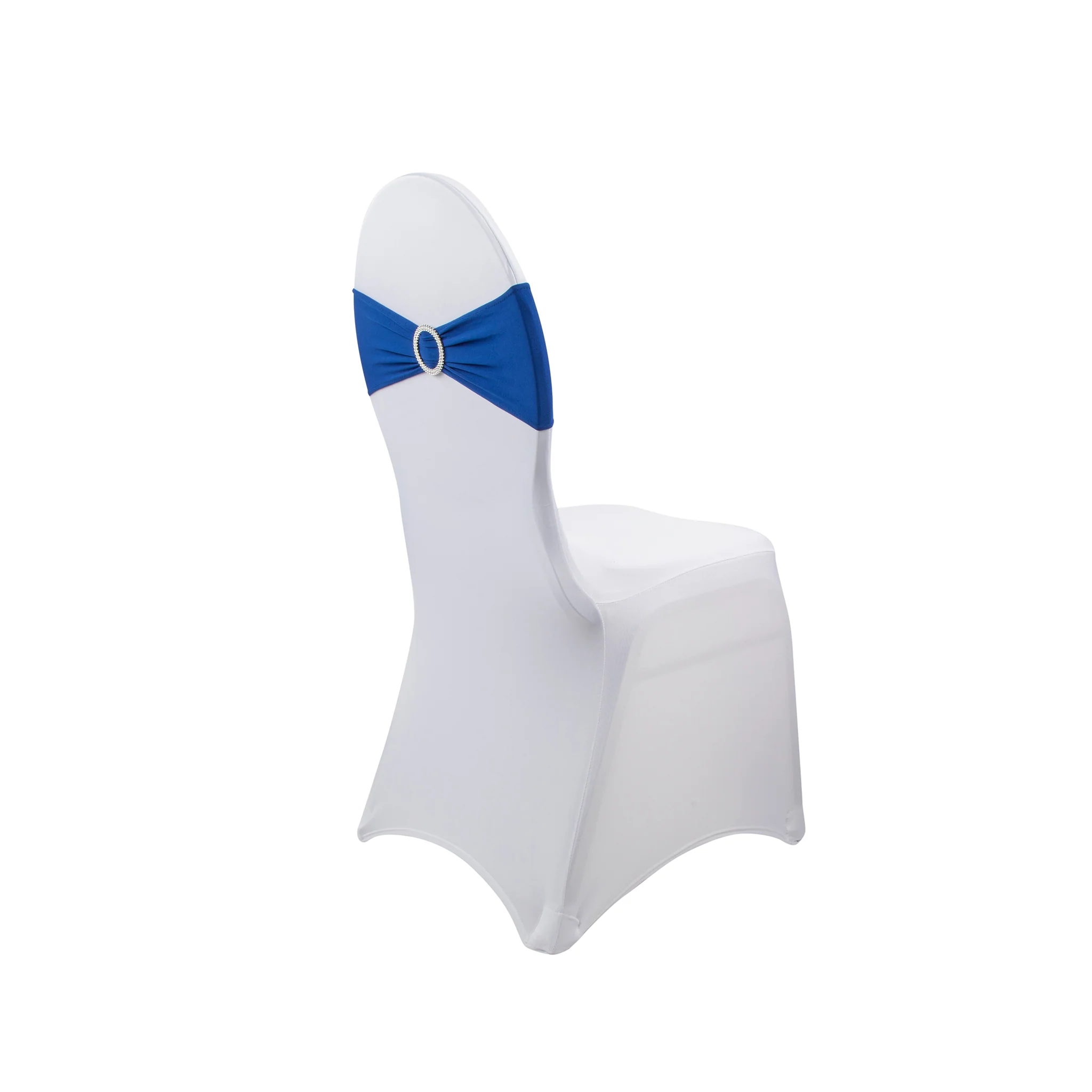 Buckle Spandex Stretch Chair Band - Royal Blue - Image 3