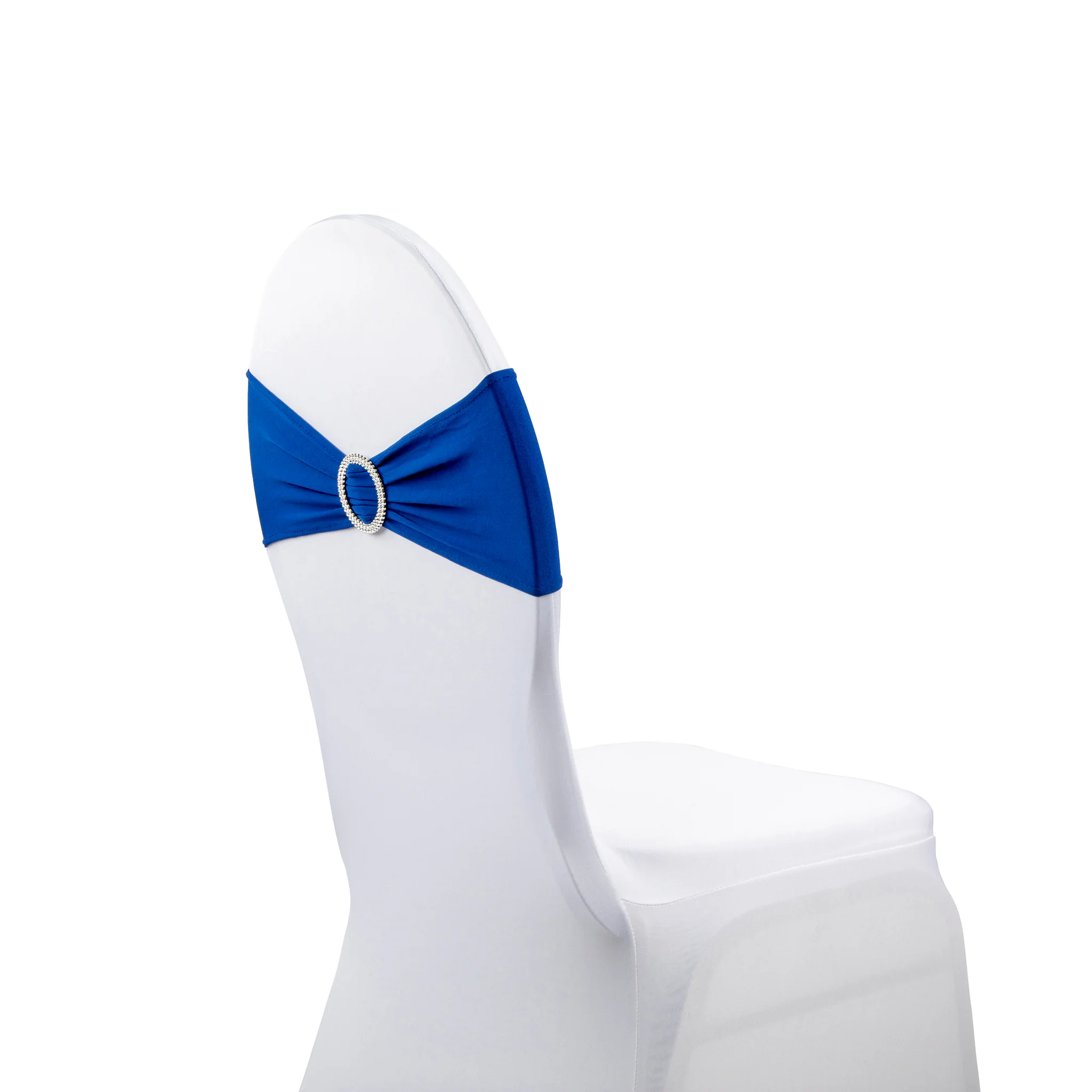 Buckle Spandex Stretch Chair Band - Royal Blue - Image 4